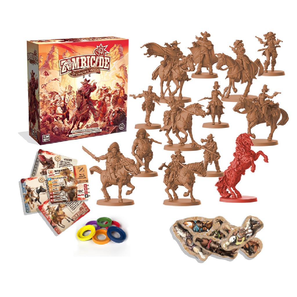 Zombicide: Running Wild - Cooperative Zombie Survival Board Game for Adults & Teens - Perfect for Game Nights & Parties
