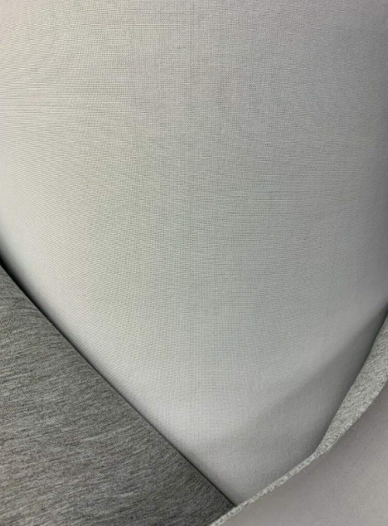 Premium 58-Inch Neoprene Scuba Knit Fabric - Polyester Spandex Blend in White & Gray by The Yard | #AA62DL | Perfect for Swimwear, Wetsuits, Activewear & DIY Craft Projects