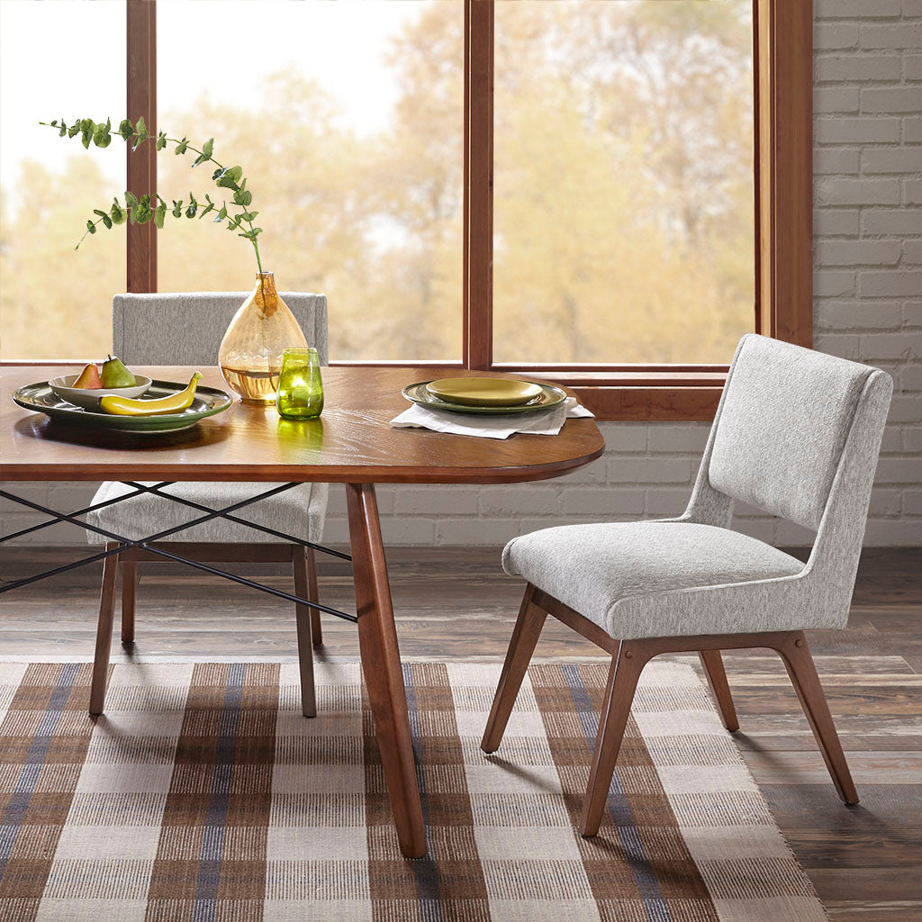 Boomerang Dining Side Chairs (Set of 2) - Modern Kitchen & Dining Room Furniture for Home Decor