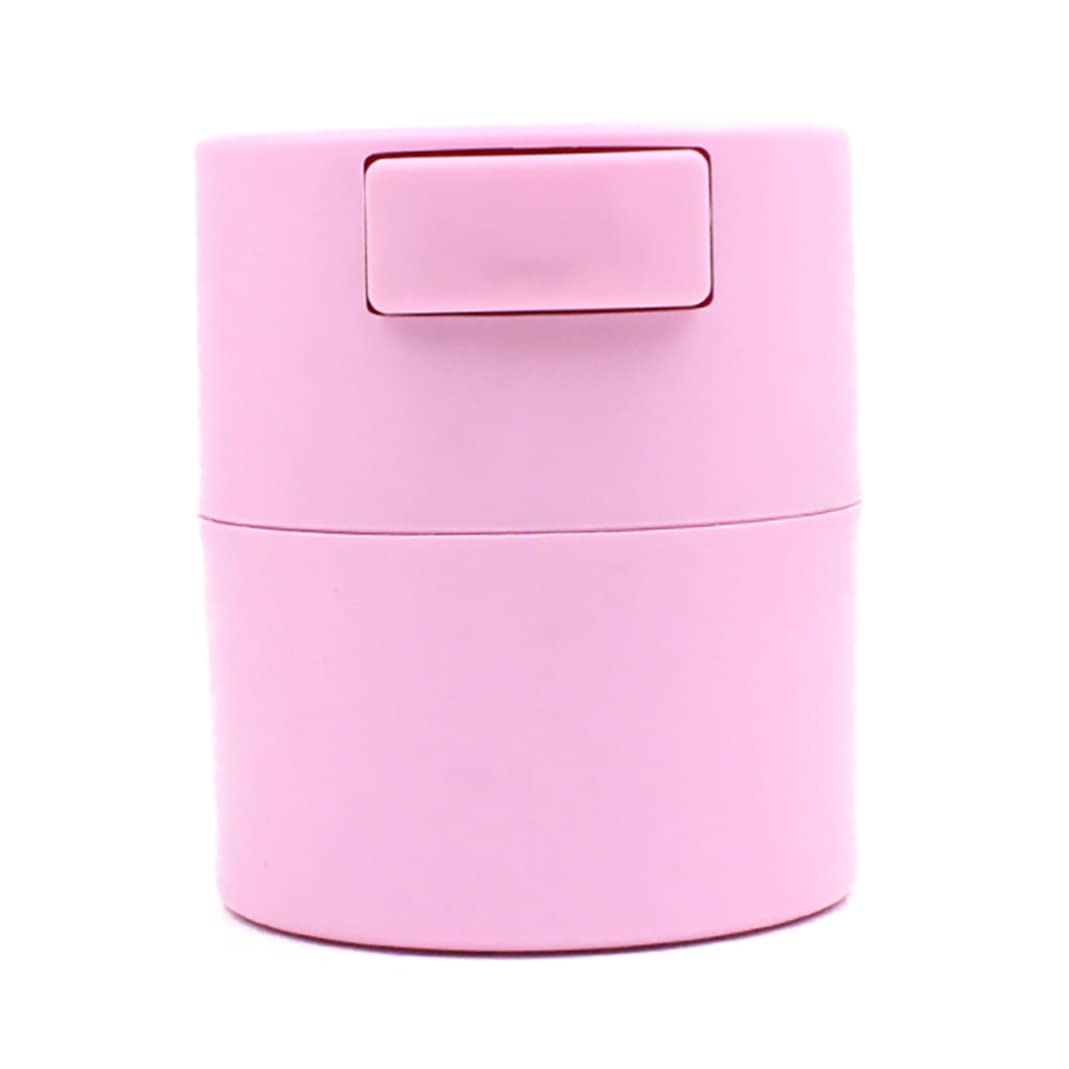 Eioflia Eyelash Glue Storage Container - Leakproof Sealed Jar for Lash Extensions, False Eyelash Adhesive & Nail Polish (Pink) - Perfect for Professional Salons, Home Use & Travel Beauty Organizers