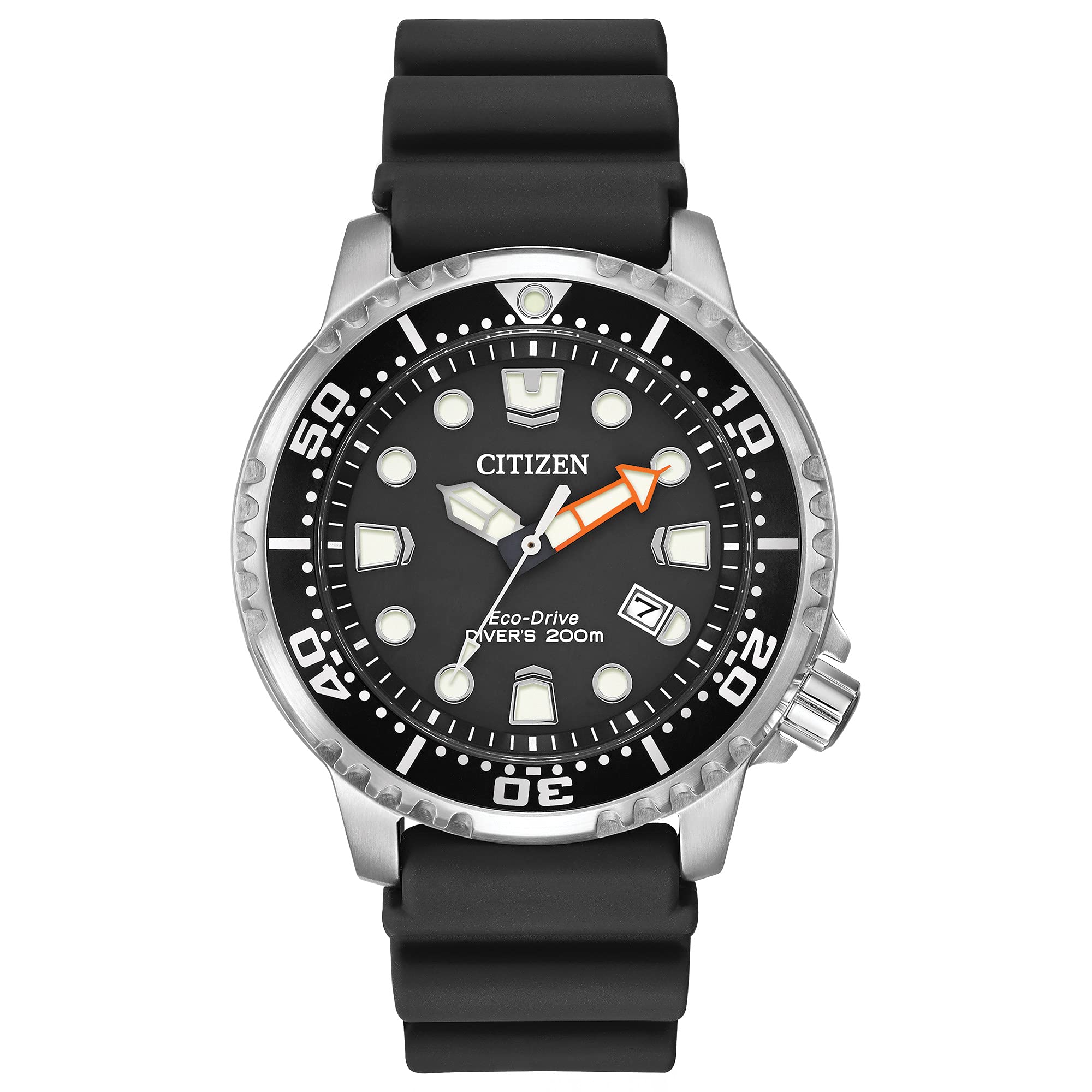 **Citizen Eco-Drive Promaster Diver Men's Watch - Stainless Steel Case, Black Polyurethane Strap, Water Resistant, Solar Powered (Model: BN0150-28E) - Perfect for Diving, Swimming & Outdoor Adventures**