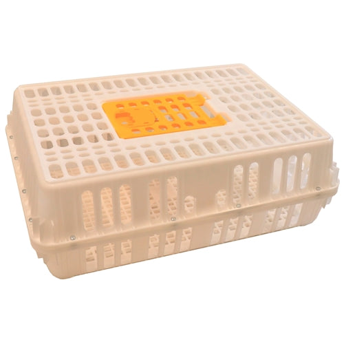 Rite Farm Poultry Chicken Transport Cage - Heavy Duty Portable Chicken Crate for Safe Poultry Transport - Ideal for Farmers, Backyard Chicken Coops & Livestock Shows