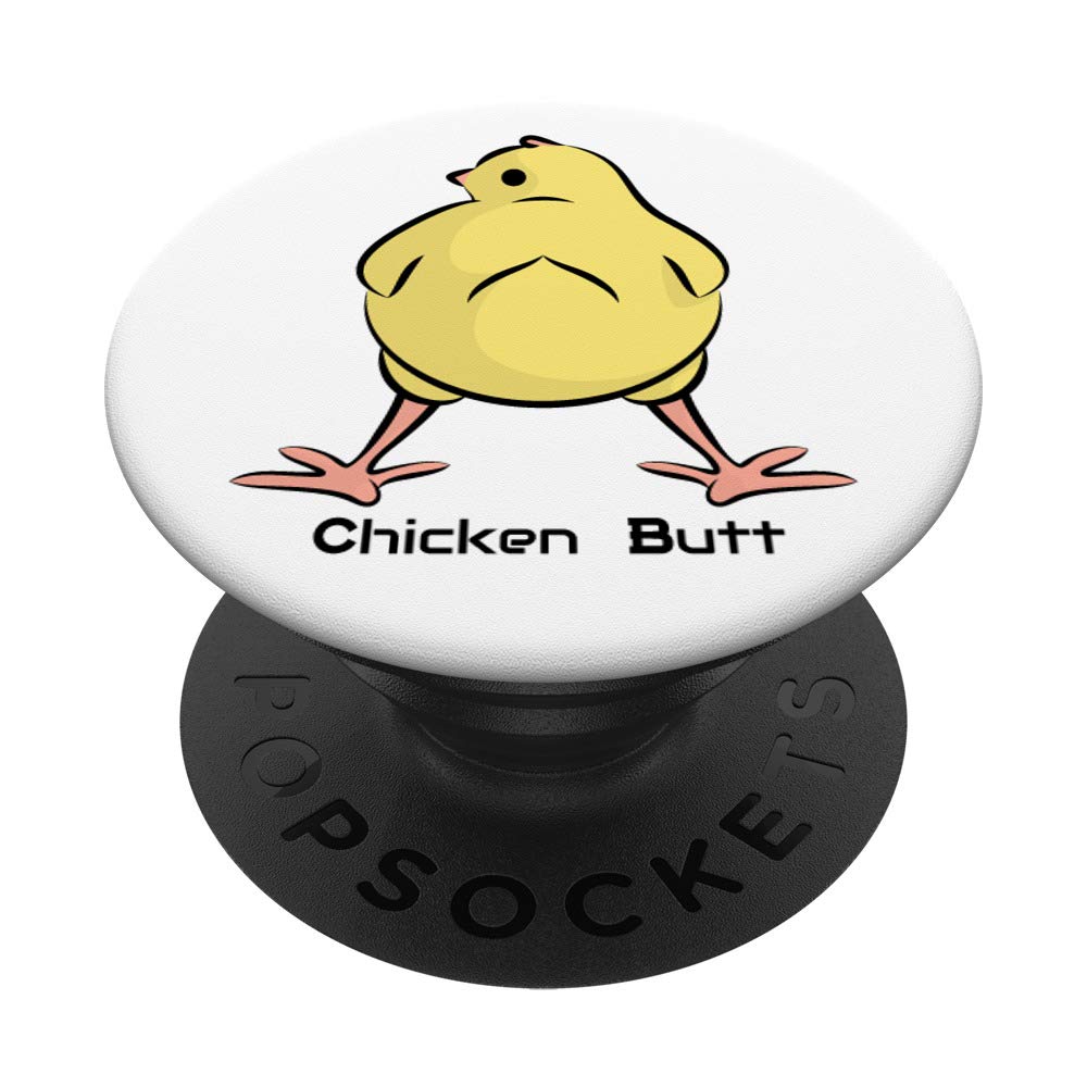 Swappable PopGrip with Cute Yellow Chicken Design - Phone & Tablet Grip for Secure Hold | Perfect for Everyday Use, Travel, and Selfies