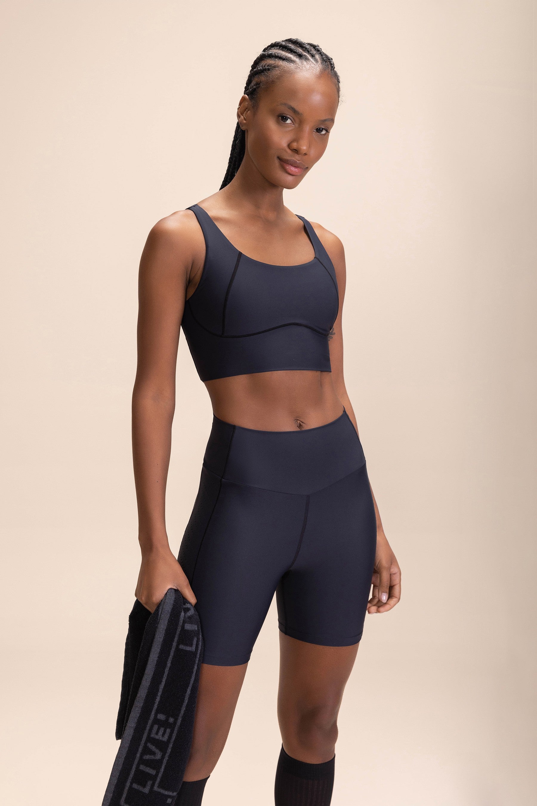 High Support Infinity Sports Bra for Women - Breathable & Moisture Wicking Workout Top for Running, Yoga & Gym - Plus Size Options Available