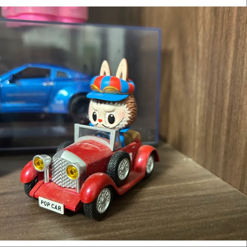 Labubu Pop Mart PopCar Super Track Series - Classic Car Toy for Collectors | Fun Racing Playset for Kids & Adults | Perfect for Display & Playtime