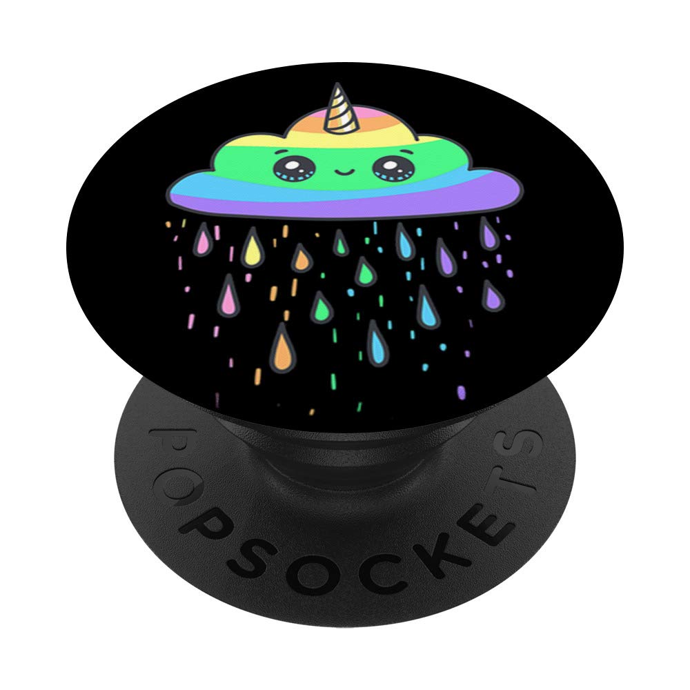Rainbow Cloud Unicorn Phone Grip PopSocket - Cute Stretchable Stand for Phones & Tablets - Perfect Gift for Girls, Teens, Kids & Unicorn Lovers