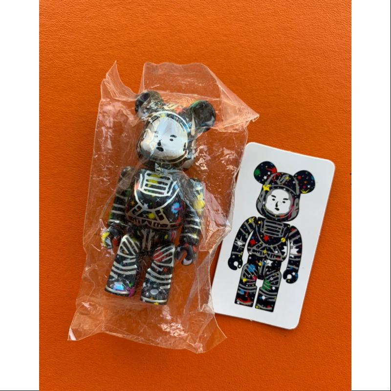 Bearbrick Series 41 ARTIST Billionaire Boys Club BBC 100% Collectible Figure - Limited Edition Vinyl Art Toy for Display & Collection, Perfect for Home Decor, Office Decoration, and Gift for Anime Fans