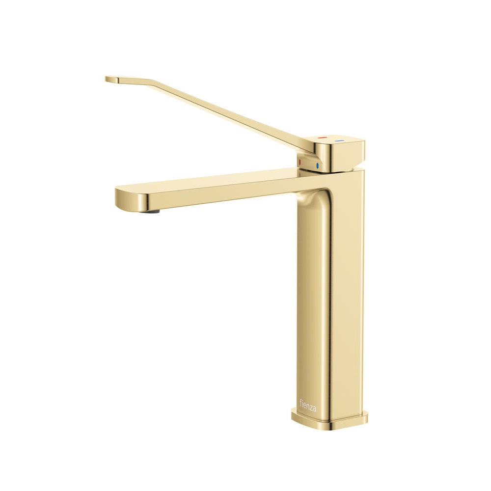 Fienza 233110DUB Tono Care Medium Basin Mixer in Urban Brass - Modern Bathroom Faucet for Sink, Vanity, and Powder Room | Durable & Stylish Brass Finish