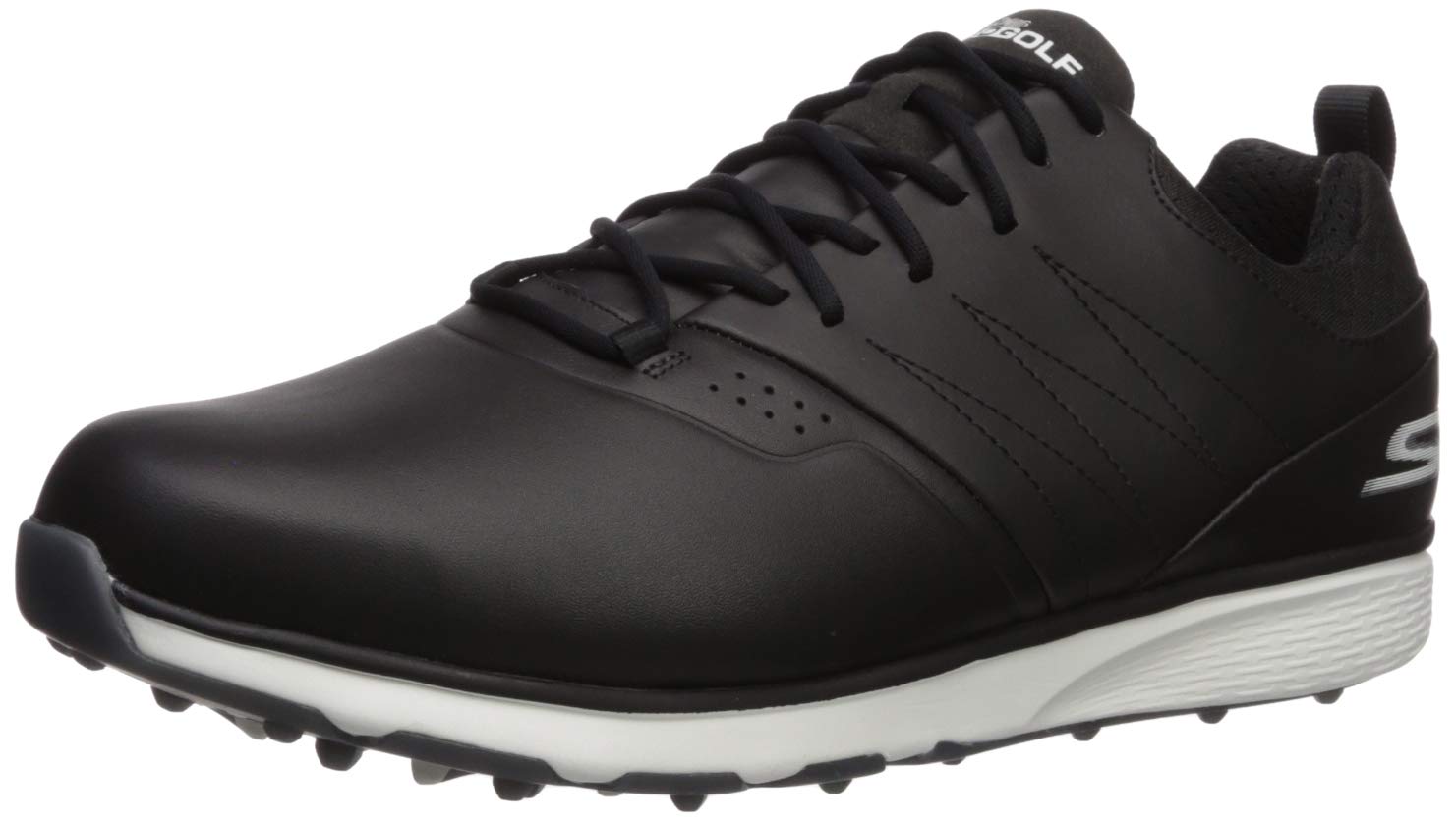 Skechers Men's Elite GO Mojo Waterproof Golf Shoes - Comfortable & Durable Spiked Golf Footwear for Men | Perfect for Golf Courses, Driving Range & Outdoor Sports