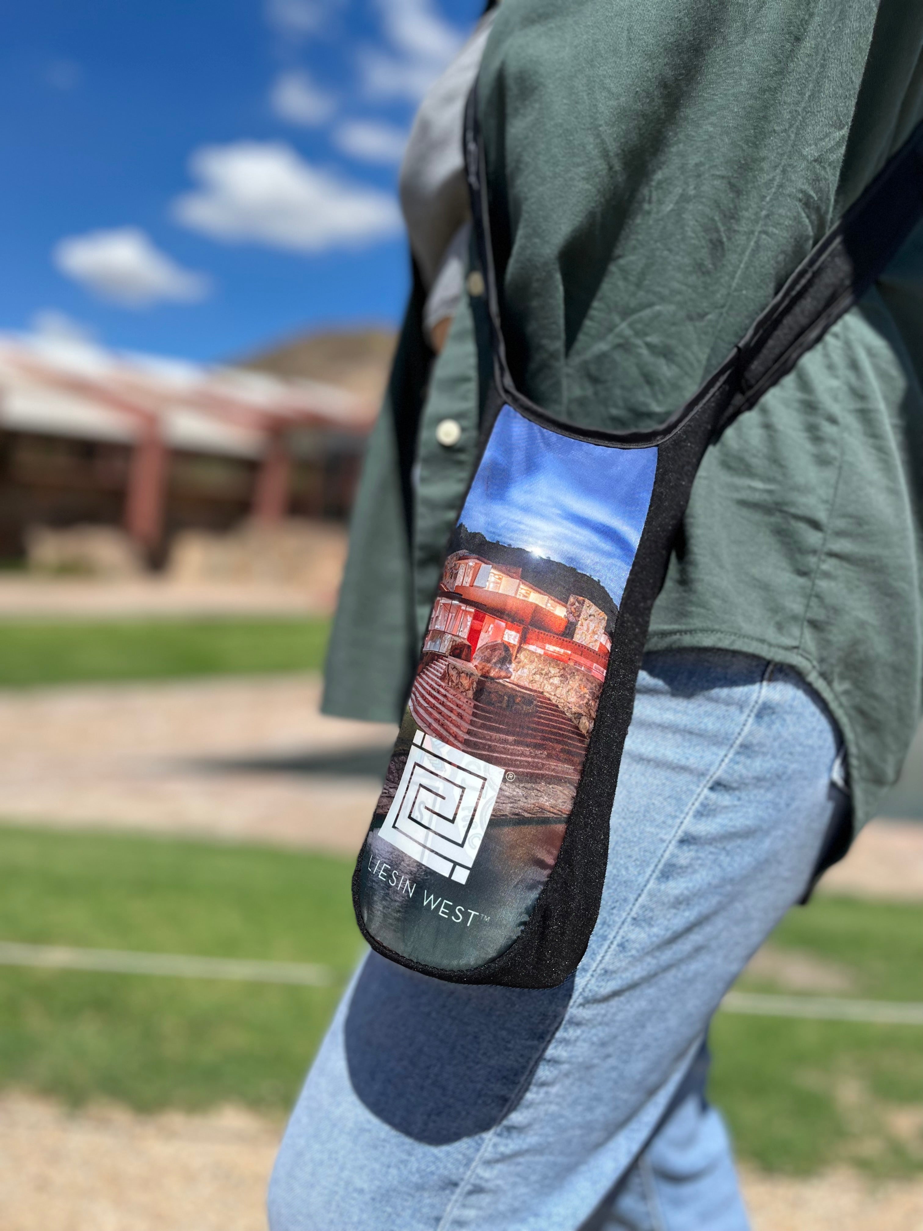 Taliesin West Bottle Sling - Premium Insulated Water Bottle Holder for Hiking, Camping & Outdoor Adventures