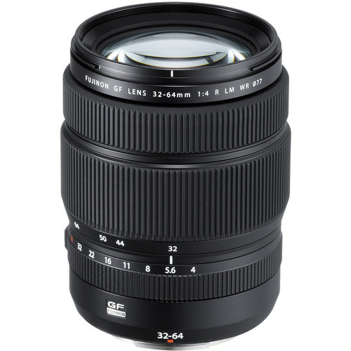 Fujifilm GF 32-64mm f/4 R LM WR Lens for GFX Cameras - Weather Resistant & Fast Autofocus - Perfect for Landscape, Portrait & Travel Photography