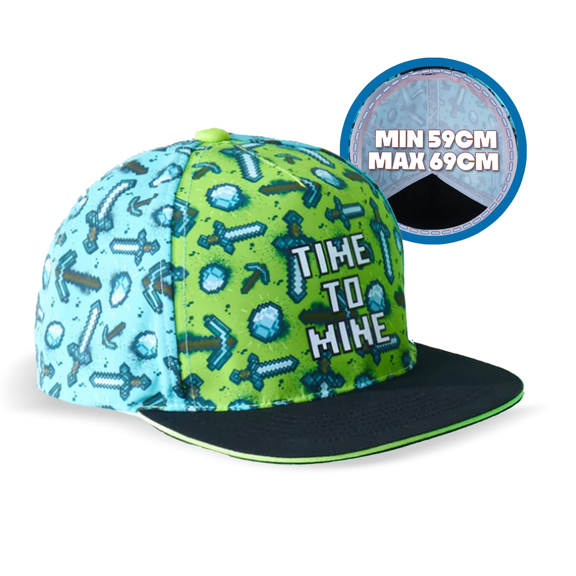 Minecraft Baseball Cap for Boys and Girls - Cool Gamer Gift for Fans - Perfect for Gaming Events, Cosplay & Everyday Wear