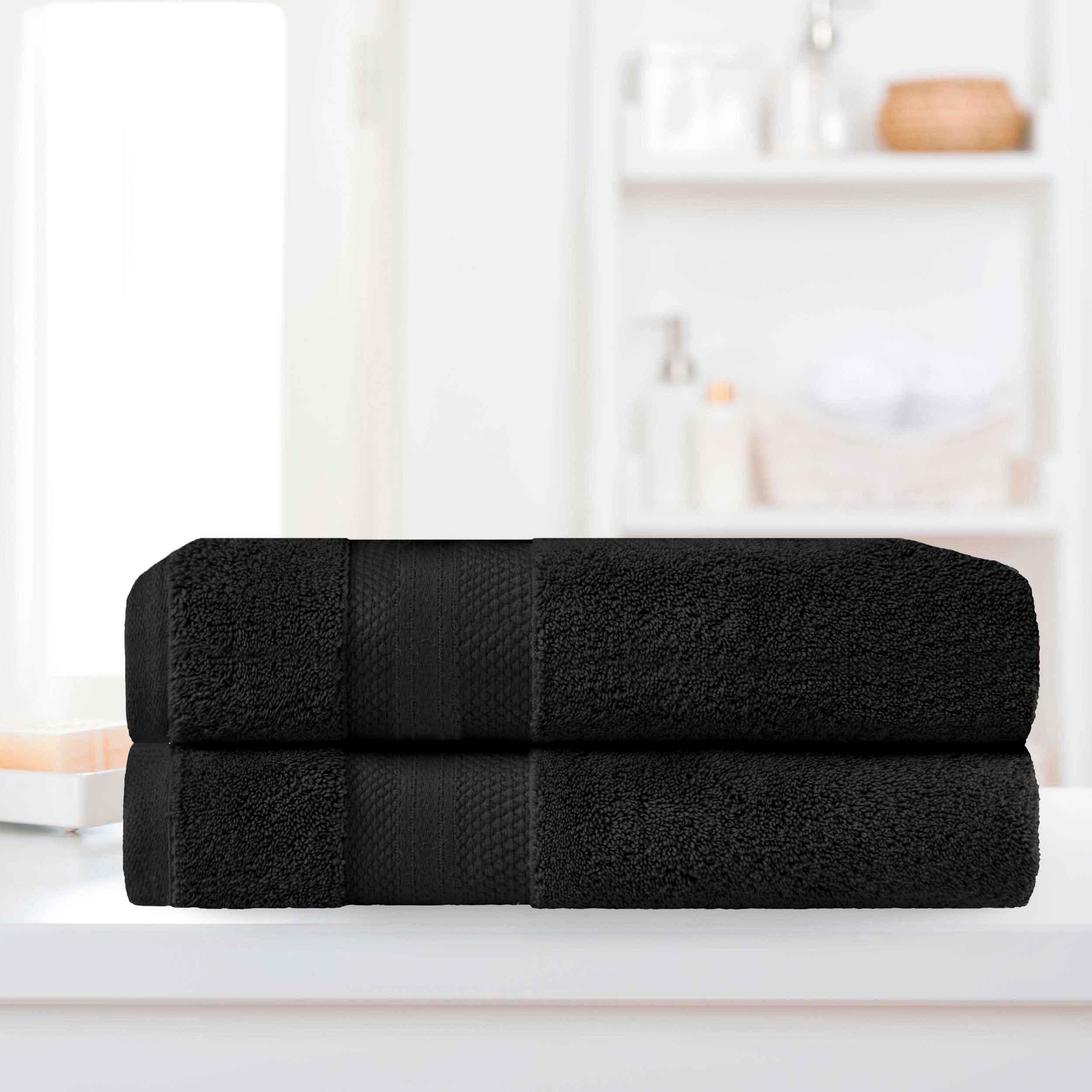 Premium Turkish Cotton Bath Towel Set - Ultra Soft & Absorbent 2-Piece Bath Sheets for Spa, Gym & Luxury Bathroom Use