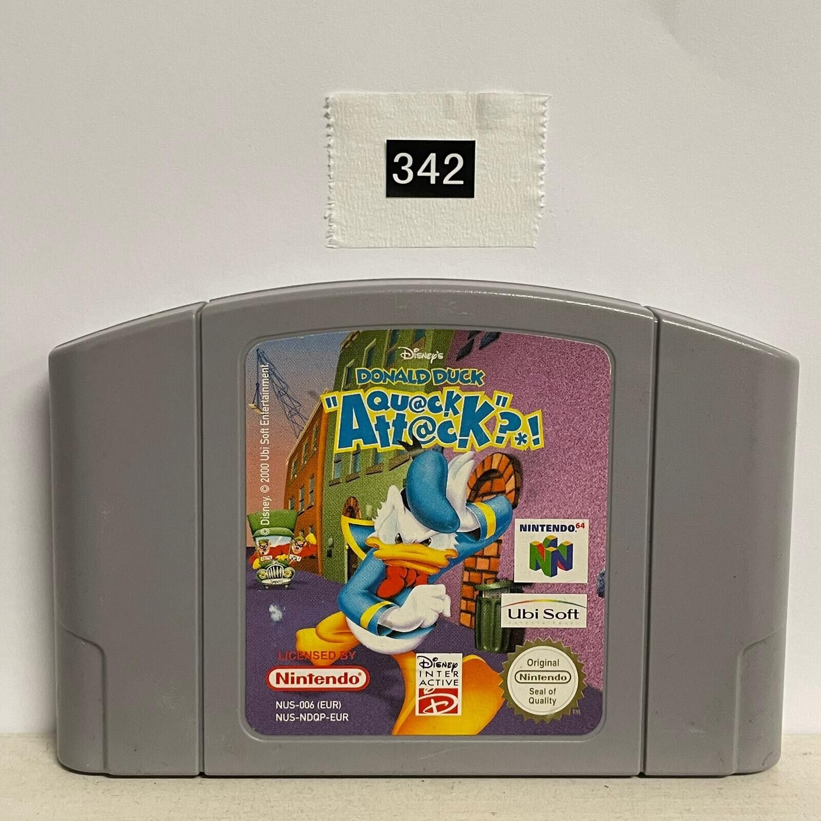 Donald Duck Quack Attack Nintendo 64 (N64) Game Cartridge - PAL Version | Classic Disney Platformer for Retro Gaming & Collectors