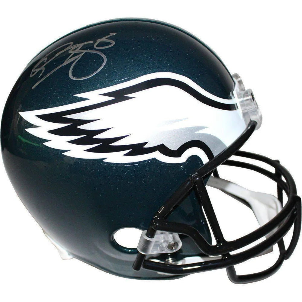 Authentic Donovan McNabb Signed Philadelphia Eagles Full-Size Helmet with JSA COA - Collectible NFL Memorabilia for Eagles Fans & Sports Collectors - Perfect for Man Cave, Game Room Display, or Gift for Football Enthusiasts