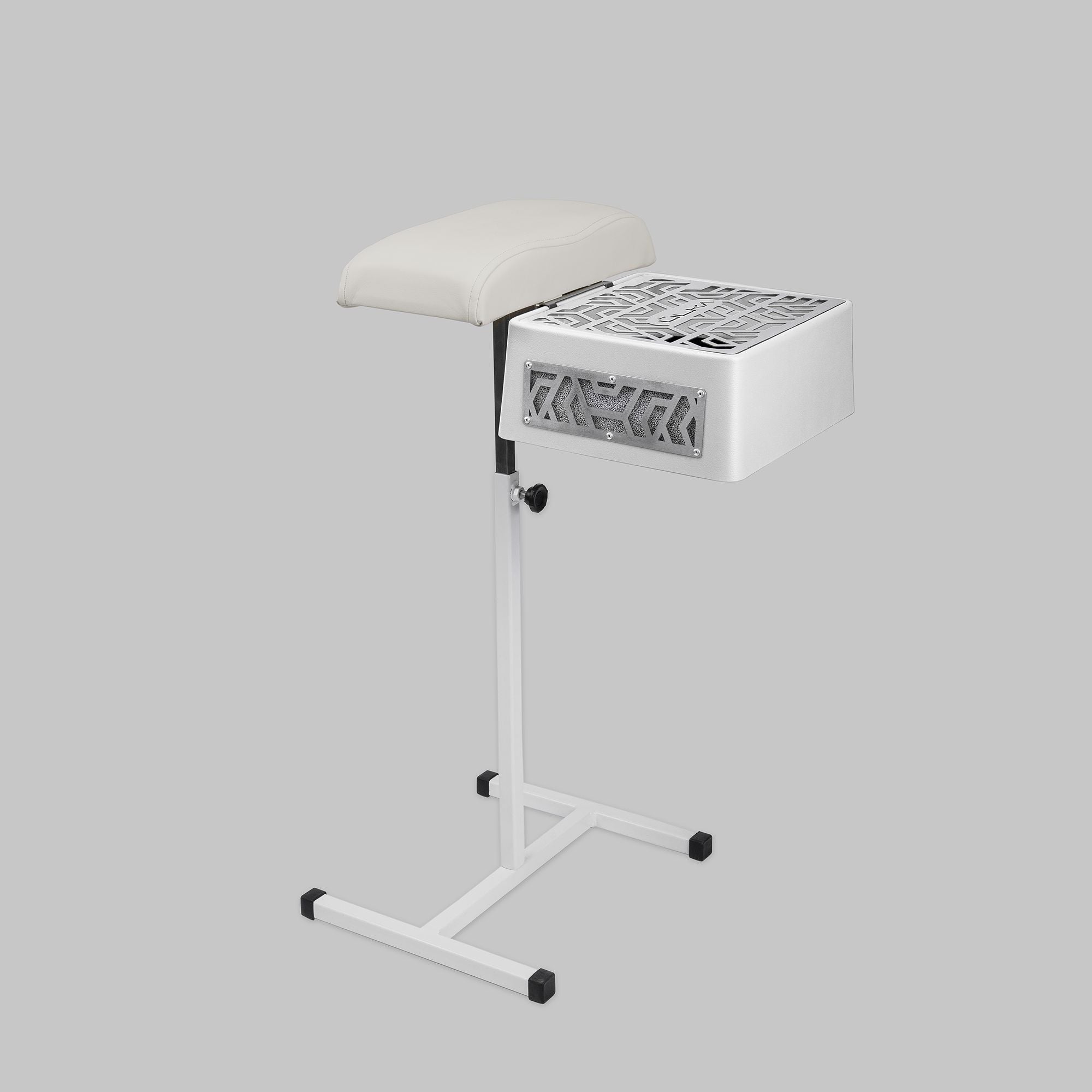 Premium ULKA Pedicure White Nail Dust Collector with Stand - Professional Salon & Home Manicure/Pedicure Essential for Clean & Hygienic Nail Care