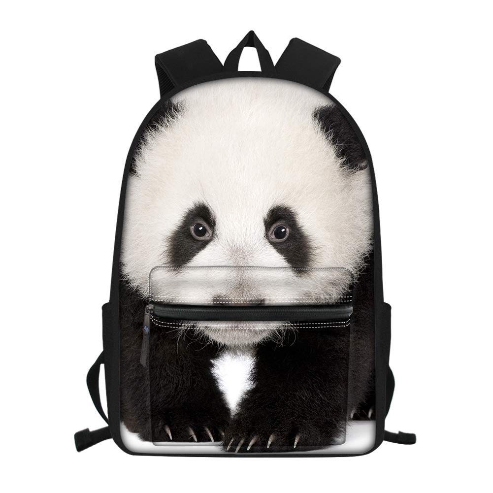 Cute Panda Backpack for Boys & Girls - Lightweight Waterproof School Bag for Elementary Kids, Perfect for School, Travel & Outdoor Adventures