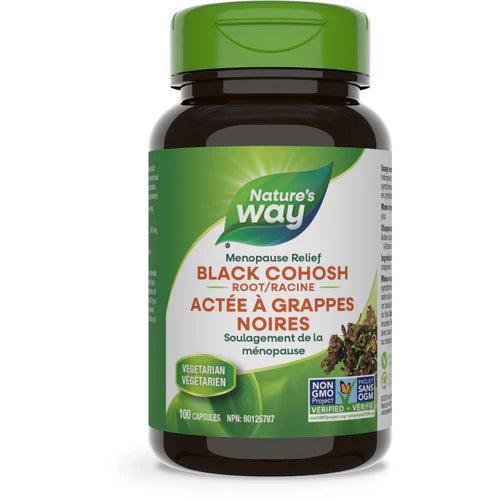 Nature's Way Black Cohosh Root 540mg | 100 Capsules | Menopause & PMS Support | Herbal Supplement for Women's Health & Hormonal Balance