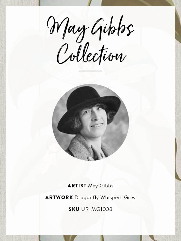Dragonfly Whispers Grey Unframed Art Print - Nature Inspired Wall Decor for Living Room, Bedroom & Office