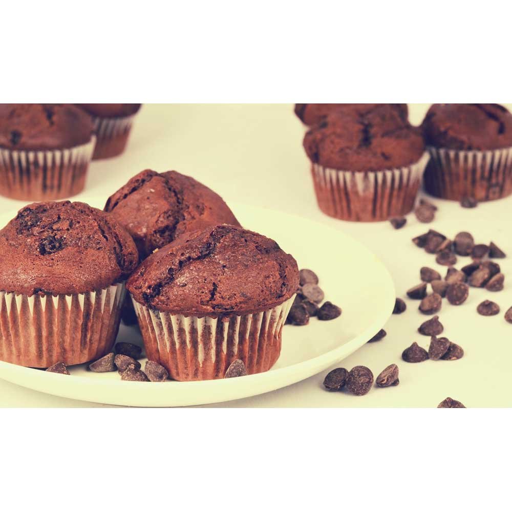 Simply Scoop Chocolate Chocolate Chip Muffin Batter - 18 Pound Bulk Pack (1 Each) | Perfect for Bakeries, Cafes & Home Baking | Easy-to-Use Premixed Muffin Batter for Fresh Baked Goods