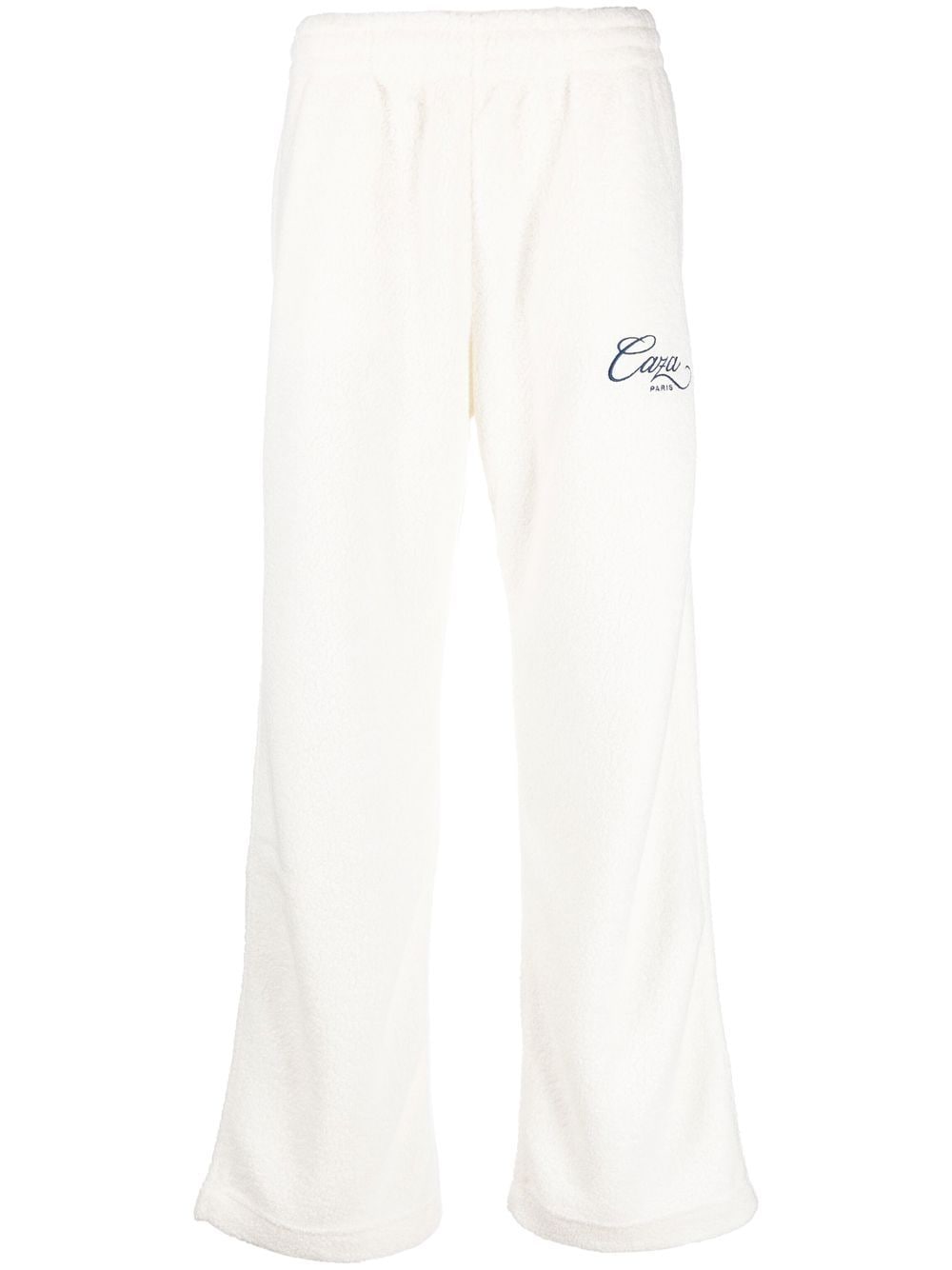 Casablanca White Trousers for Women - High Waisted Wide Leg Pants for Office, Business & Casual Wear