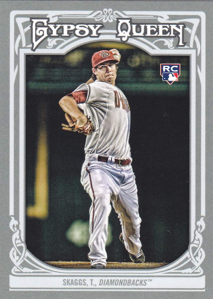 2013 Topps Gypsy Queen Tyler Skaggs Rookie Card #RC - Baseball Collectible for Fans & Memorabilia Enthusiasts - Perfect for Display, Trading, and Sports Collections