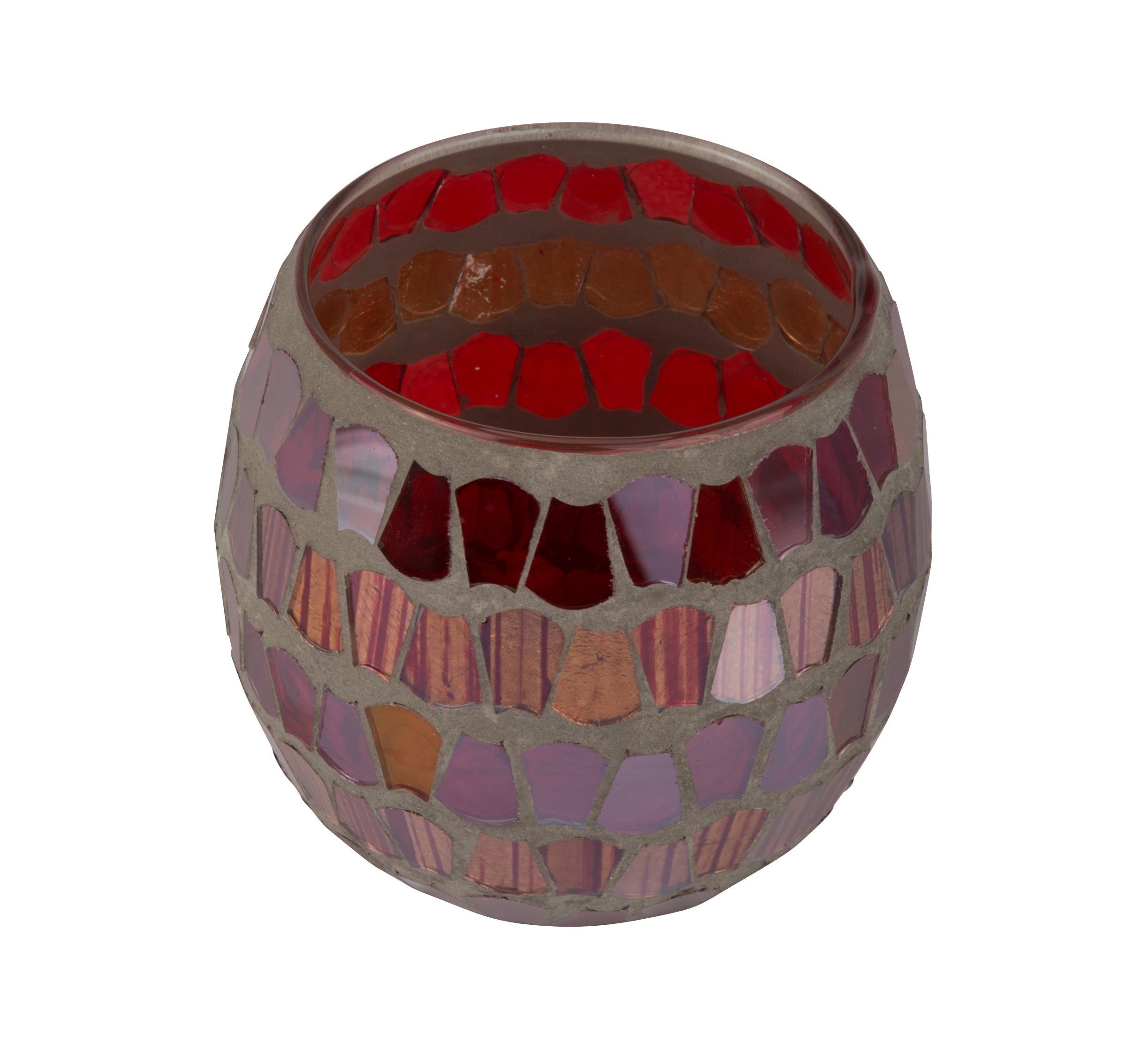 Elegant Tealight Candle Holder - Amber Glow Glass for Home Decor, Wedding, Party & Romantic Ambiance