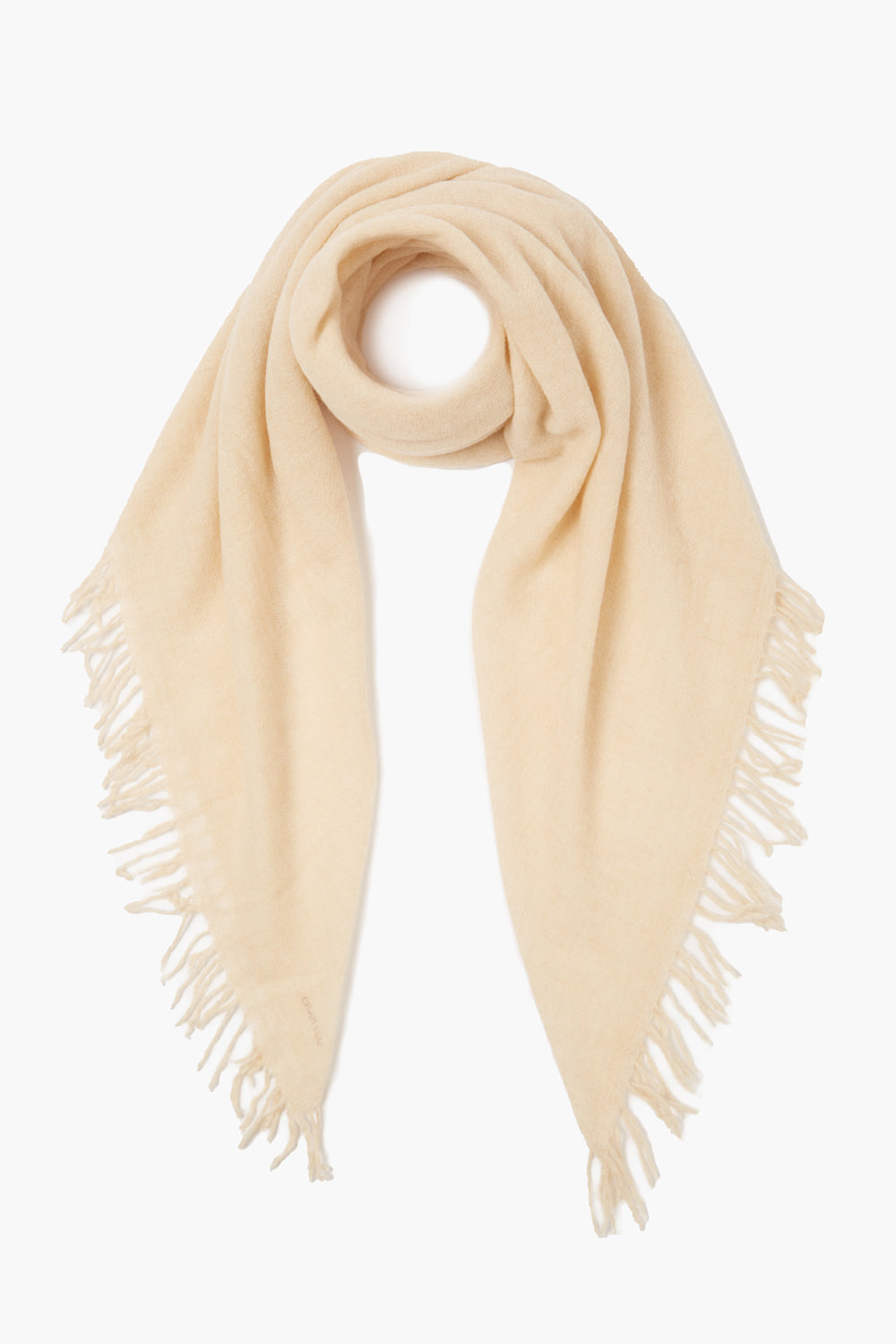 100% Pure Cashmere Scarf for Women & Men - Soft Luxury Winter Wrap - Cream Beige - Perfect for Cold Weather, Travel & Gift Giving