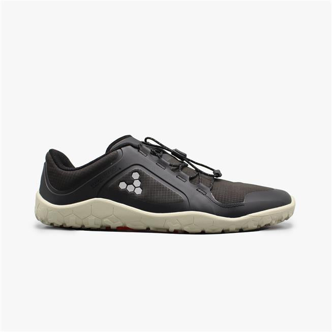 Vivobarefoot Women's Primus Trail II All Weather FG Trail Running Shoes - Charcoal | Barefoot Minimalist Hiking & Outdoor Adventure Footwear