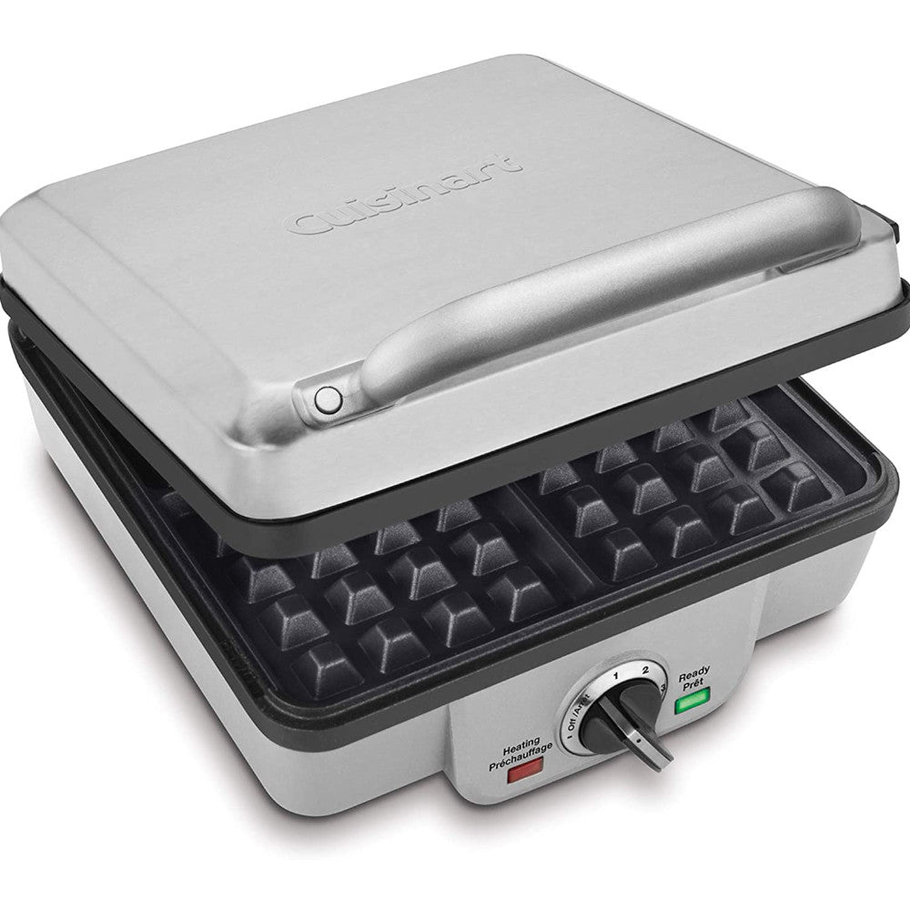 CUISINART Belgian Waffle Maker WAF-350C - Professional Pancake & Waffle Iron for Home Breakfast, Brunch & Family Gatherings