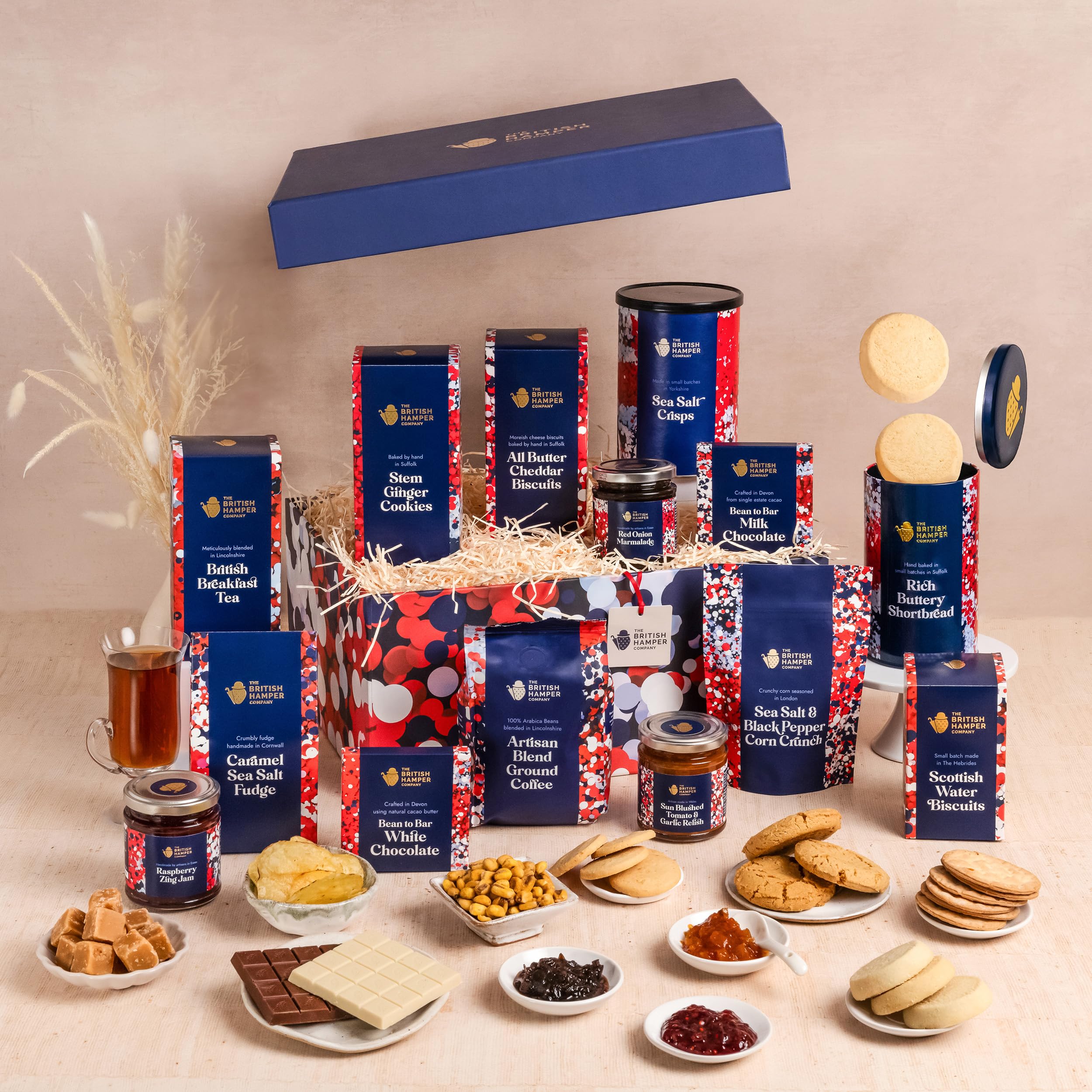 Premium Gourmet Gift Basket - Deluxe Assorted Chocolates, Cookies & Wine - Perfect for Holidays, Corporate Gifts & Special Occasions