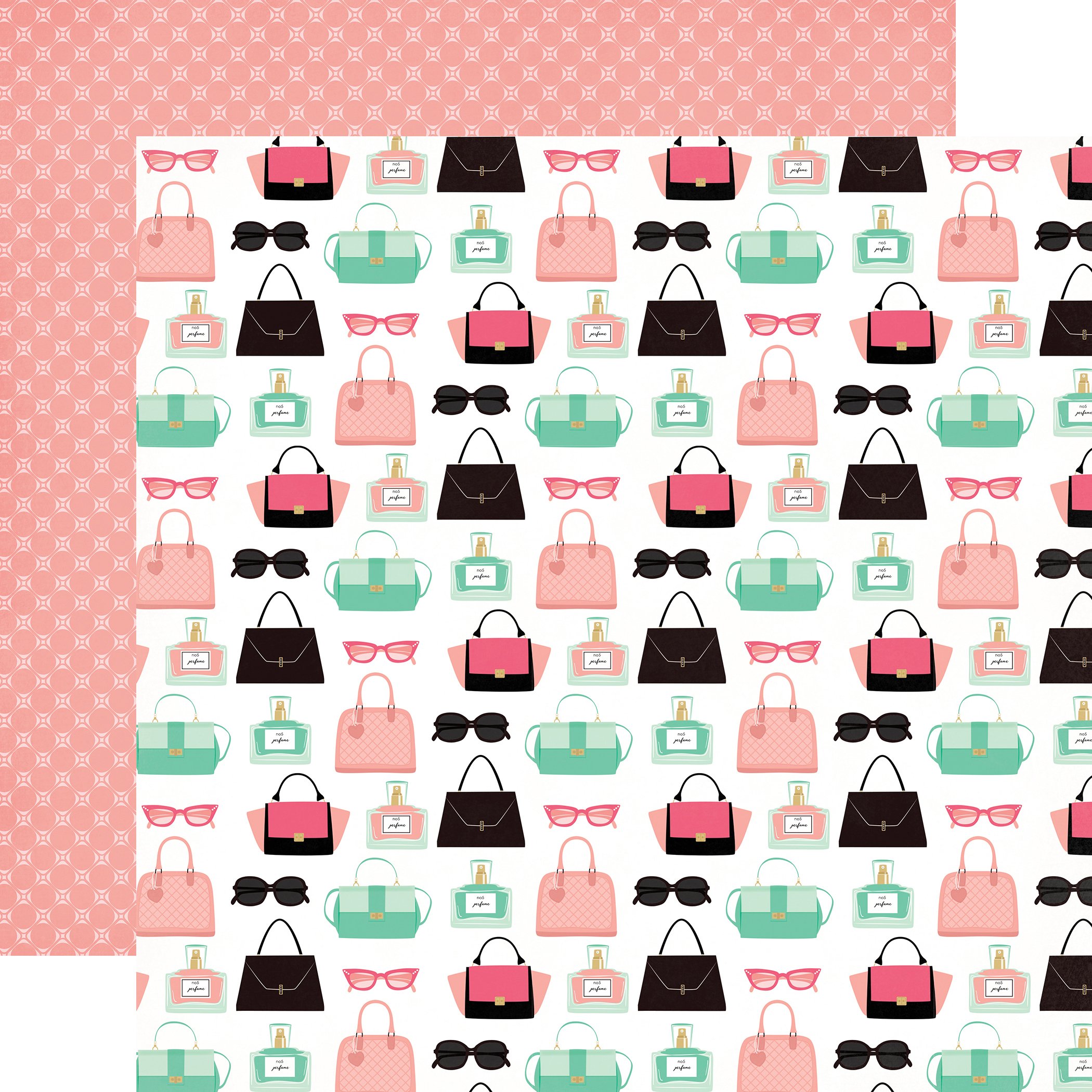 Retail Therapy Scrapbook Paper - Echo Park for DIY Crafts