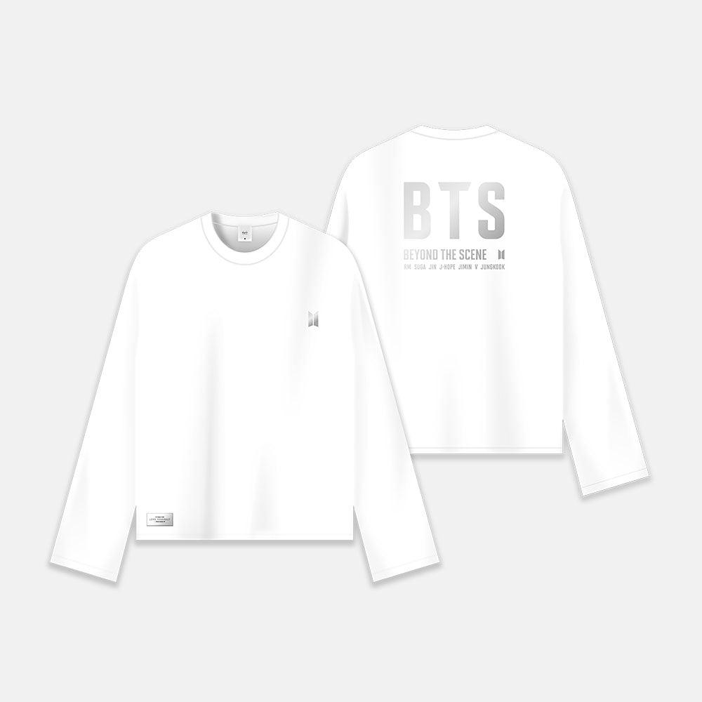 BTS 'SPEAK YOURSELF WORLD TOUR' Official Long Sleeve T-Shirt with Logo - White - Concert Merchandise & K-Pop Fan Gift