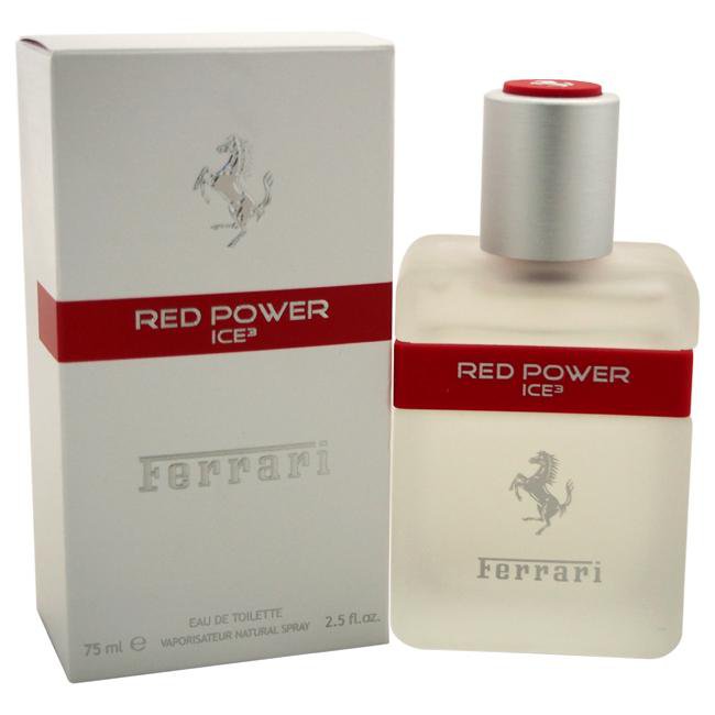 Ferrari Red Power Ice 3 Cologne for Men - Long Lasting Fresh Scent - Perfect for Date Night & Special Occasions