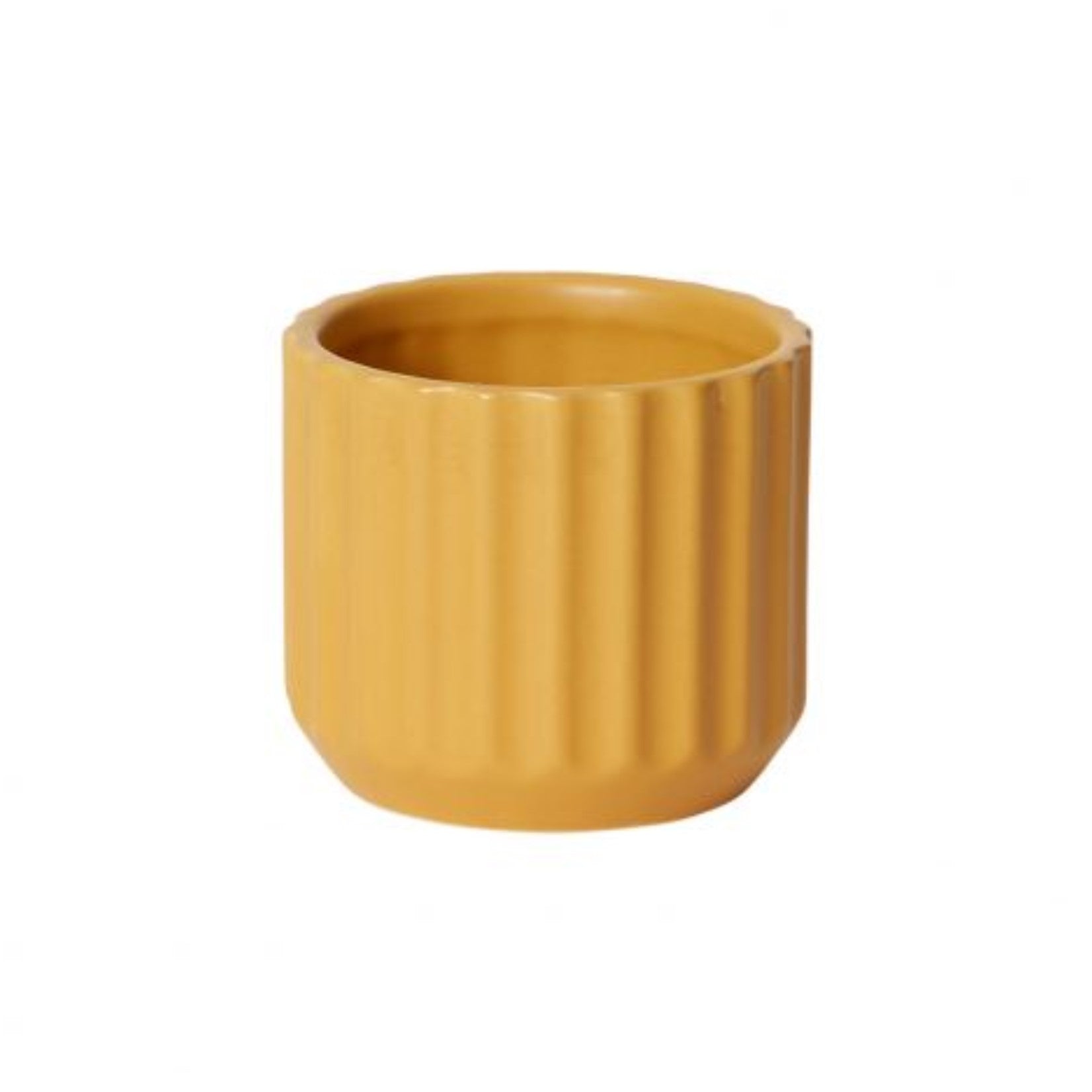Beam Pot (Small) - Premium Ceramic Planter for Succulents & Herbs - Perfect for Home Decor, Office Desk, and Indoor Gardening