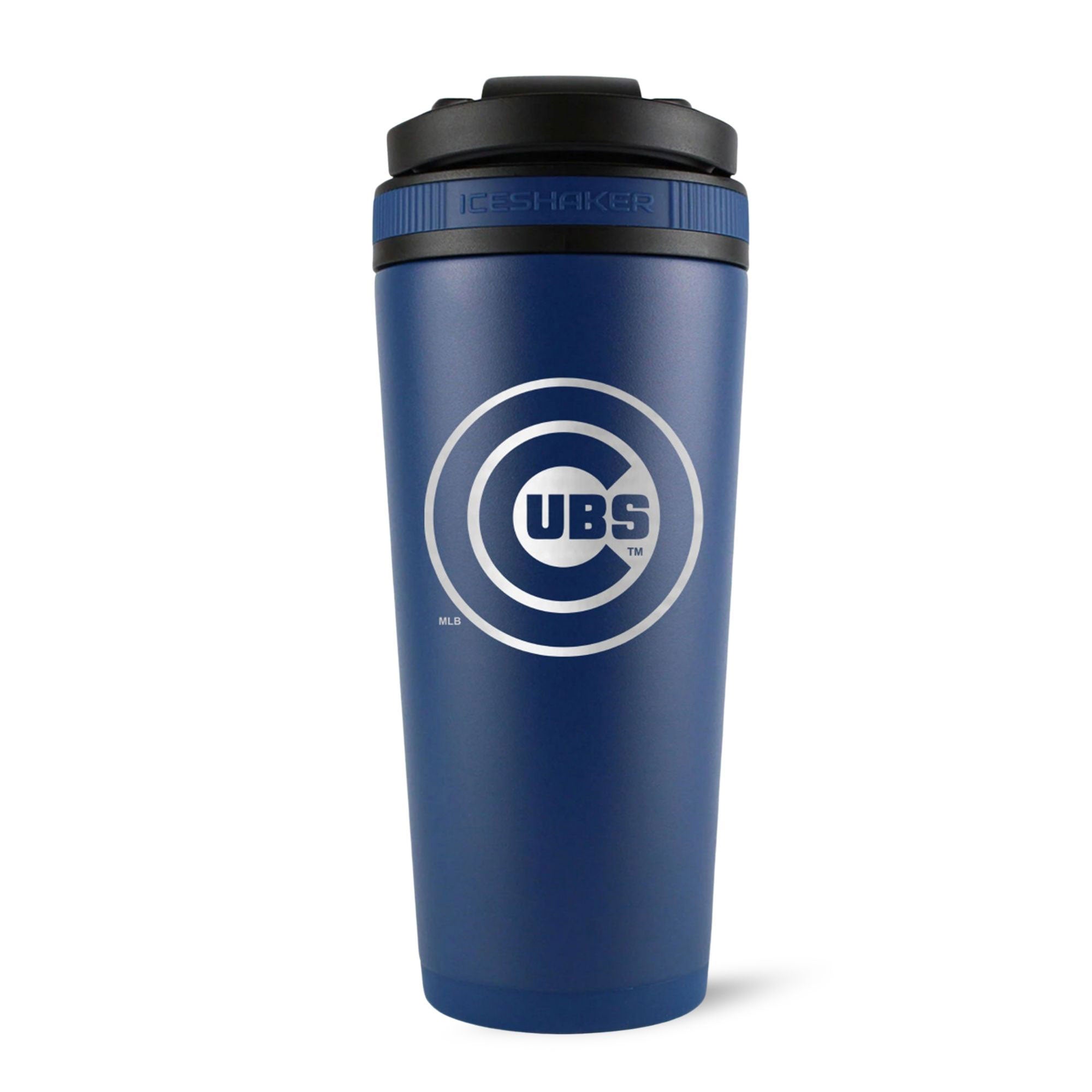 Official Chicago Cubs 26oz Insulated Stainless Steel Water Bottle - Leakproof Sports Shaker Cup for Gym, Workouts & Outdoor Activities