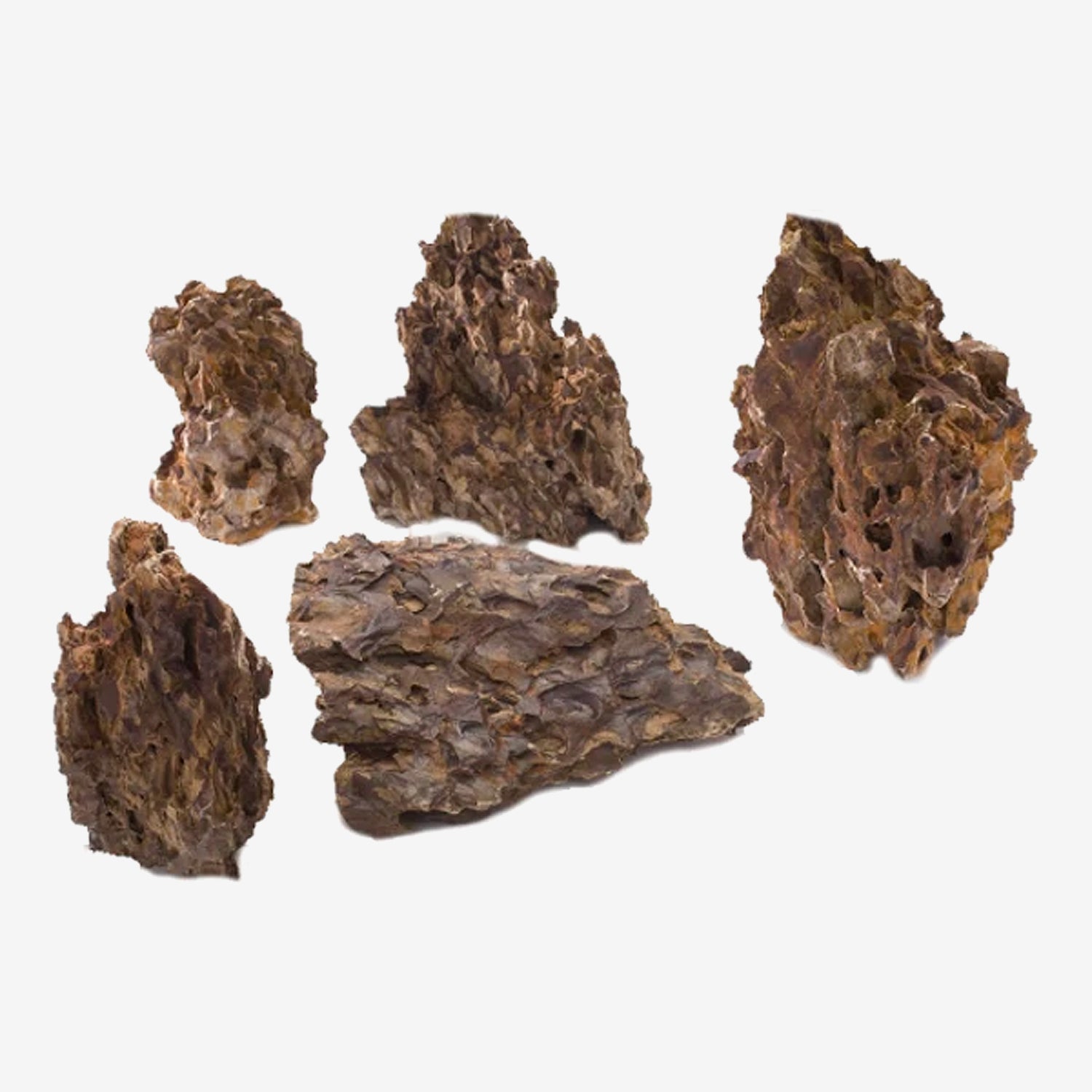 Premium Dragon Stone Freshwater Aquarium Rock - Natural Hardscape for Fish Tanks, Shrimp Habitats & Aquatic Plant Decor | Perfect for Aquascaping & Zen Gardens