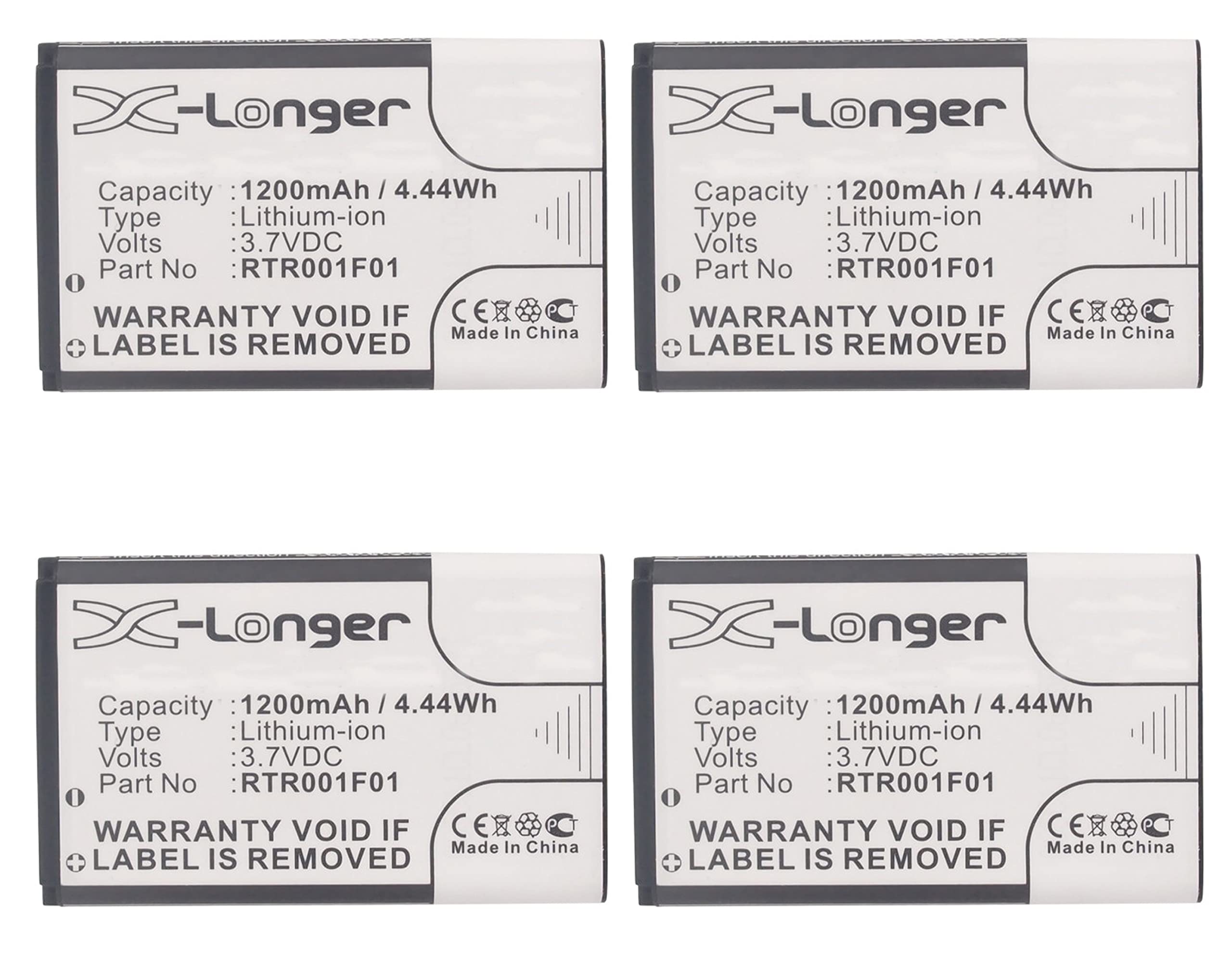 Synergy Digital Cordless Phone Batteries (4-Pack) - Li-Ion 3.7V 1200mAh Replacement for NEC GX266 & AGFEO 690104 - Perfect for Home Office, Business Phones, and Long-Lasting Cordless Communication