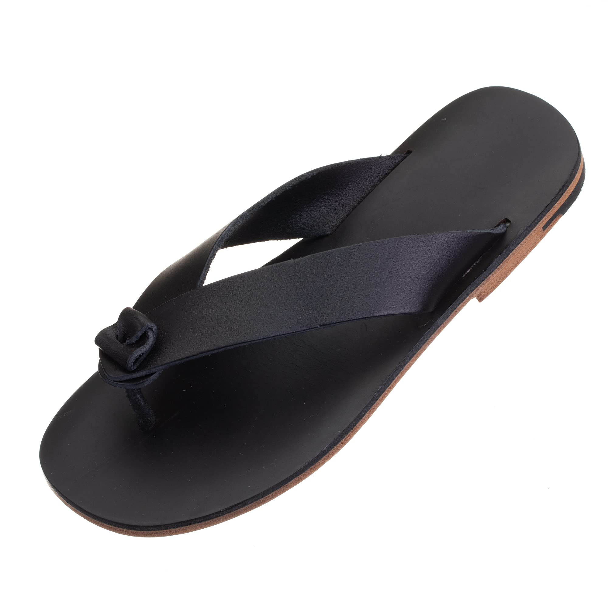Piboo's Handmade Vegetable Tanned Leather Sandals & Flip Flops - Classic Comfortable Summer Footwear for Women & Men - Perfect for Beach, Vacation and Casual Outings