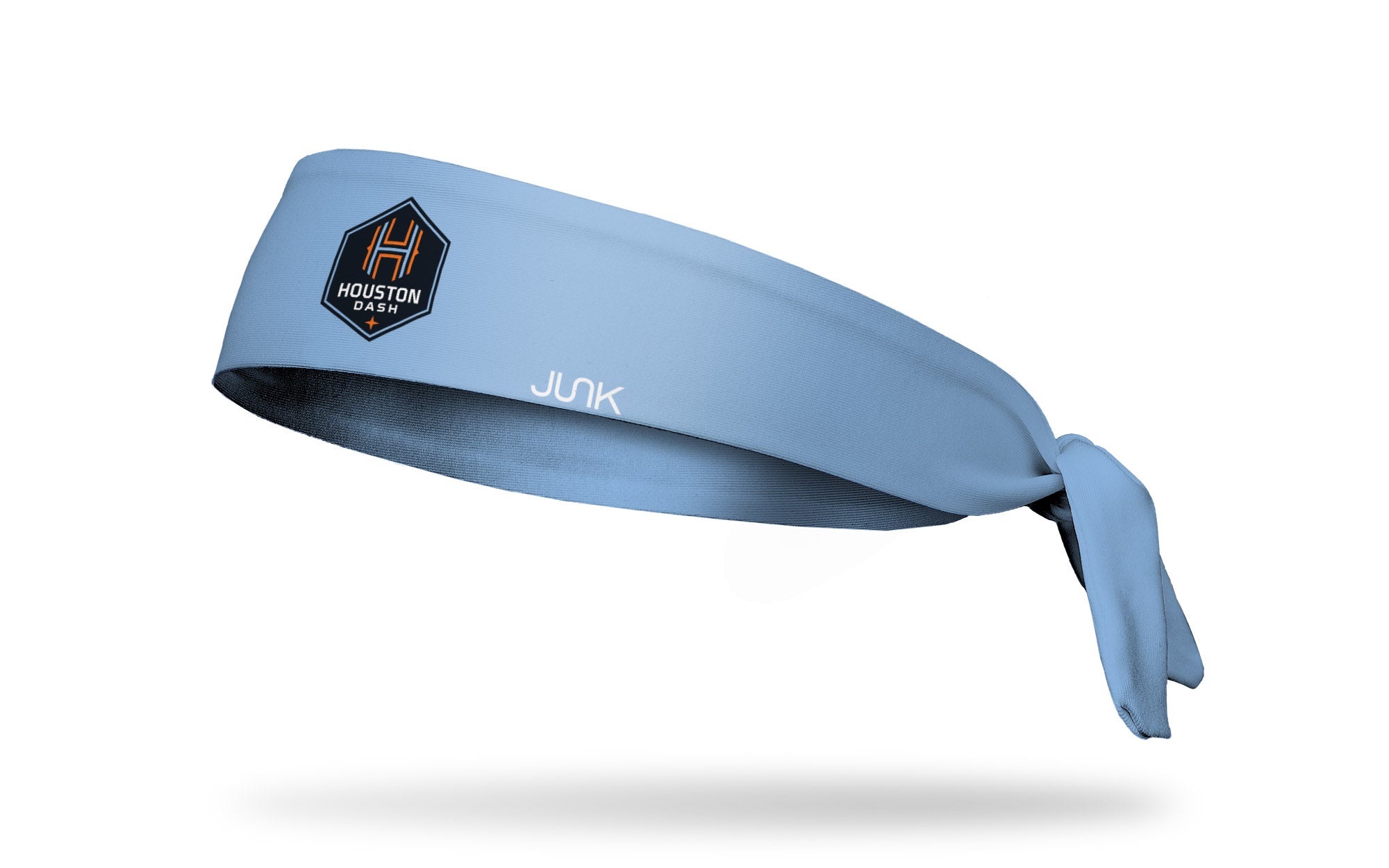 Houston Dash Logo Blue Flex Tie Headband - Adjustable Sports Headband for Women & Girls - Perfect for Soccer, Running, Workouts & Active Lifestyle