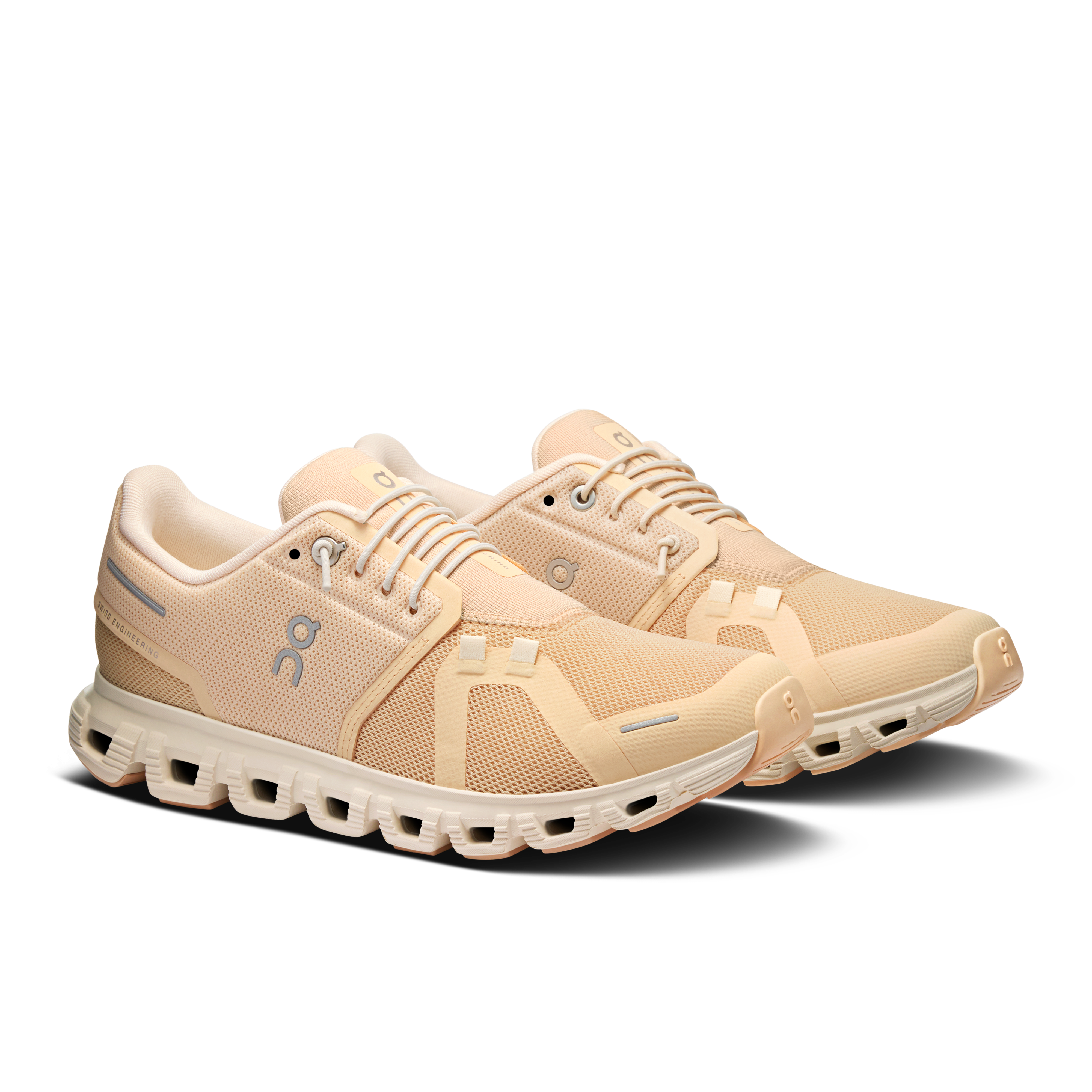 On Running Women's Cloud 6 Running Shoes - Lightweight & Breathable Sneakers for Women in Blonde/Dew | Perfect for Jogging, Gym Workouts & Everyday Wear