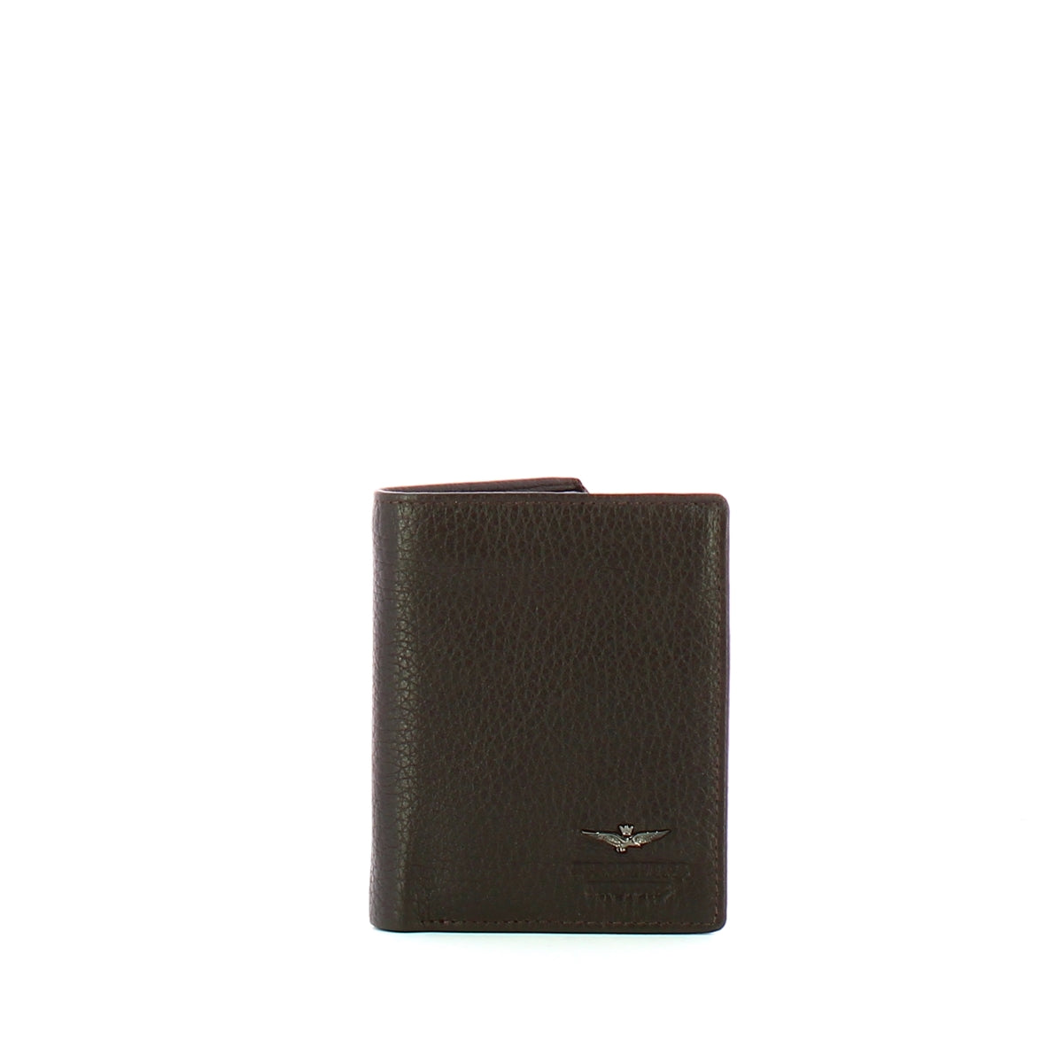 Aeronautica Militare AM186 Vertical Wallet with Coin Pouch - Slim RFID Blocking Leather Wallet for Men - Perfect for Travel, Business & Everyday Carry (Moro Color)