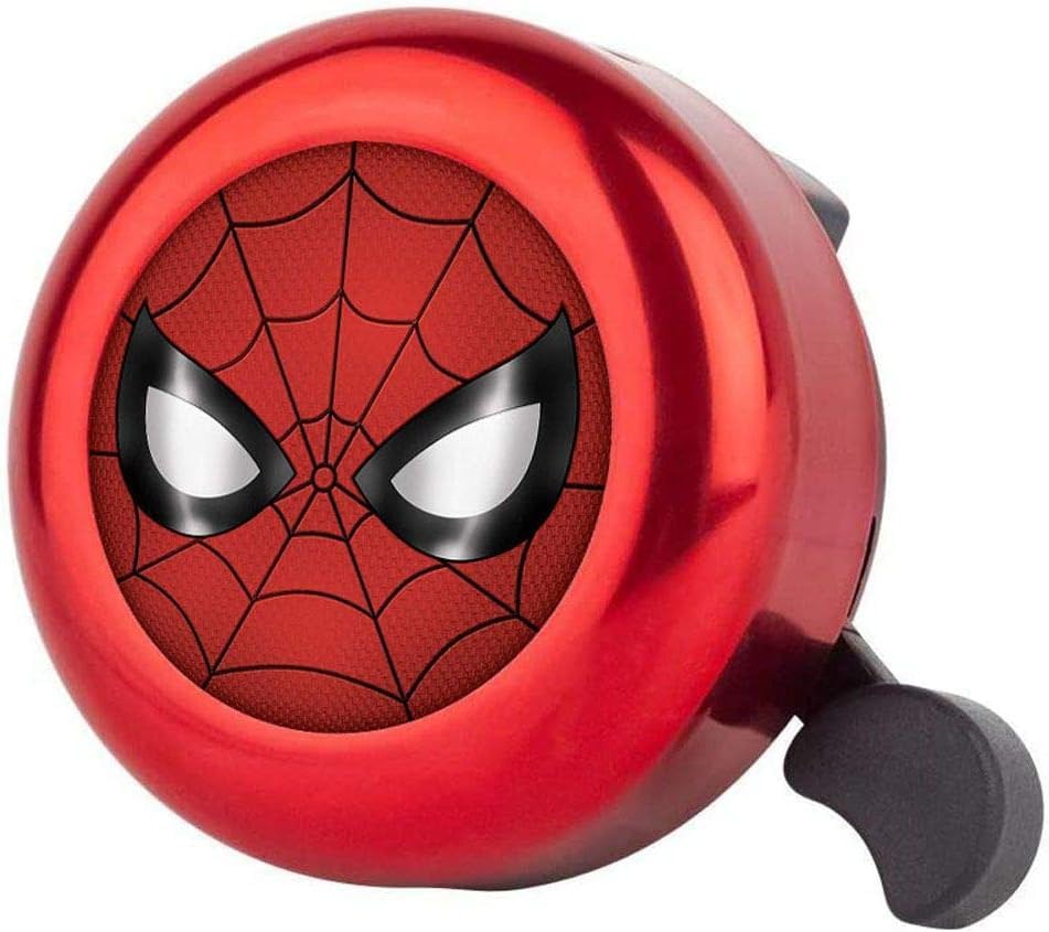 Spider-Man Kids Bike Bell - Durable Aluminum Bicycle Bell for Boys & Toddlers - Fun Cycling Accessory for Safe Outdoor Rides