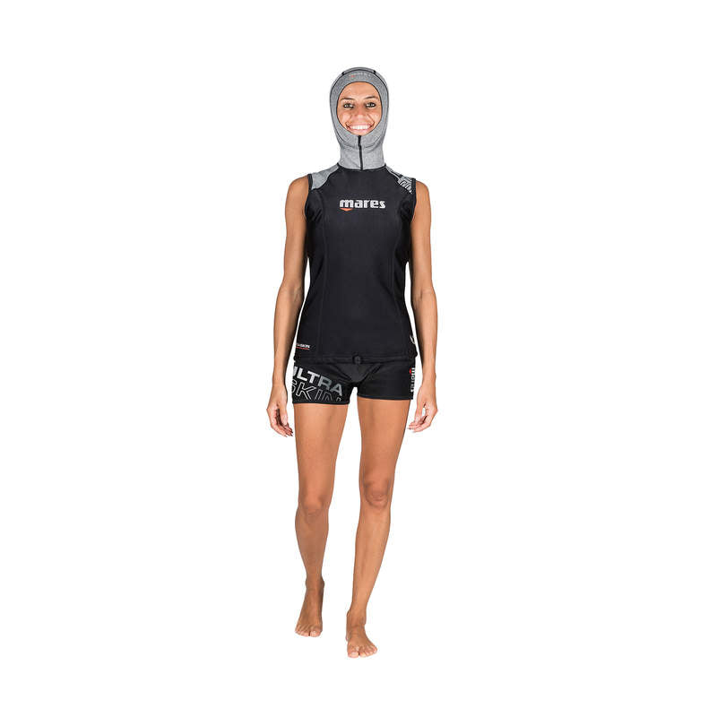 Ultraskin Sleeveless Hooded Wetsuit for Women - Perfect for Scuba Diving, Snorkeling & Water Sports