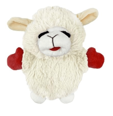 Soft Lambchop Plush Dog Toy for Small & Large Dogs - Cute Squeaky Chew Toy for Puppies, Comforting & Durable - Perfect for Playtime, Training & Cuddling