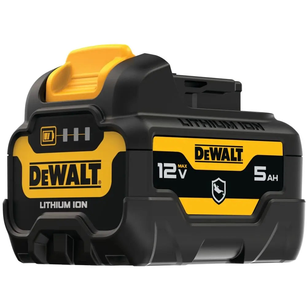 DEWALT DCB126G 12V Max 5.0Ah Lithium-Ion Battery Pack for Power Tools - Compatible with DEWALT 12V Cordless Drills, Saws & More - Perfect for Construction, DIY Projects & Home Repairs