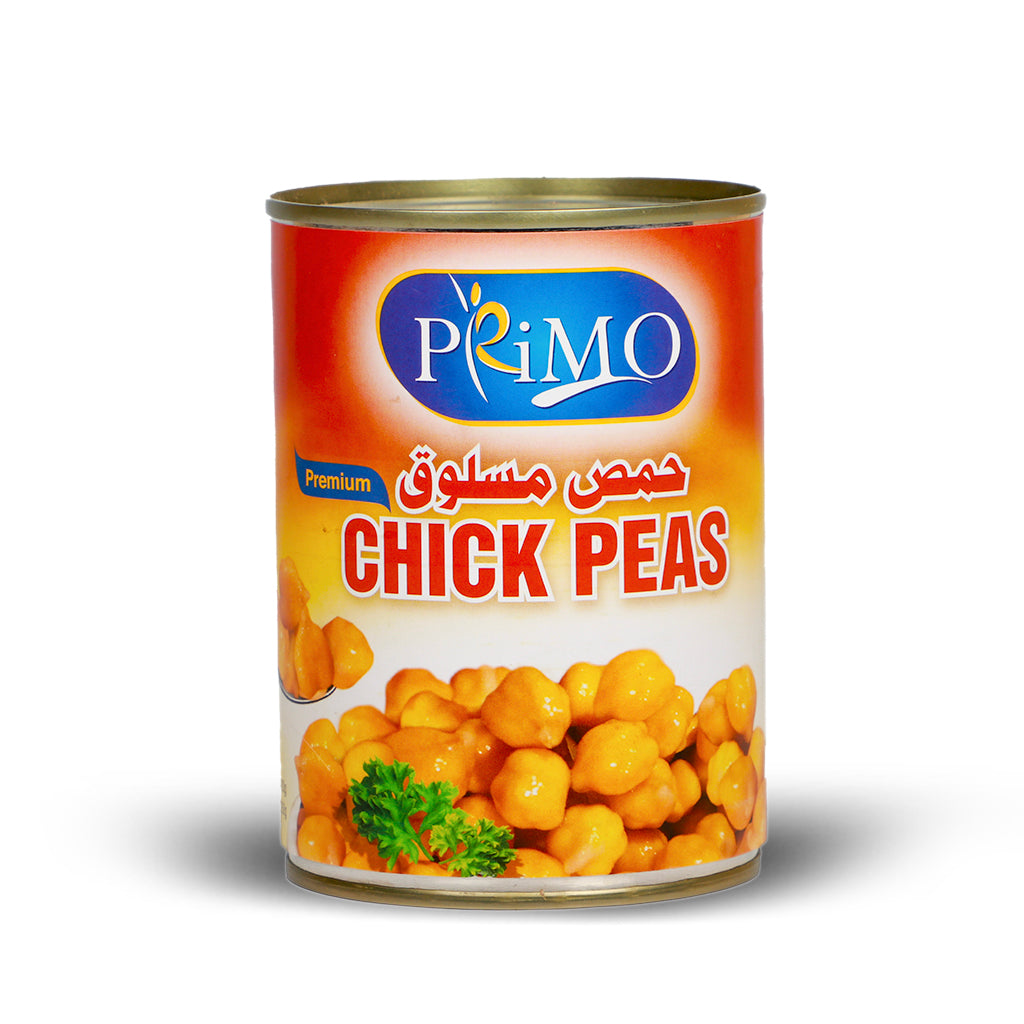 Organic Primo Chickpeas 400G - Non-GMO, High Protein, Gluten-Free Canned Beans for Salads, Hummus & Healthy Cooking
