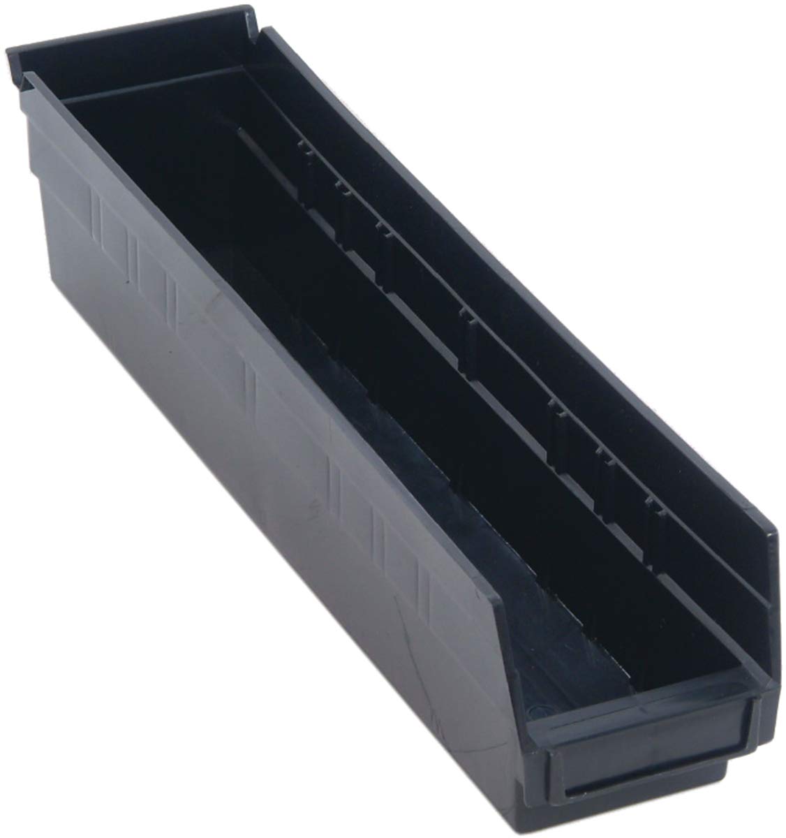 Quantum 10-Pack Black Conductive Plastic Shelf Bins - 17.8
