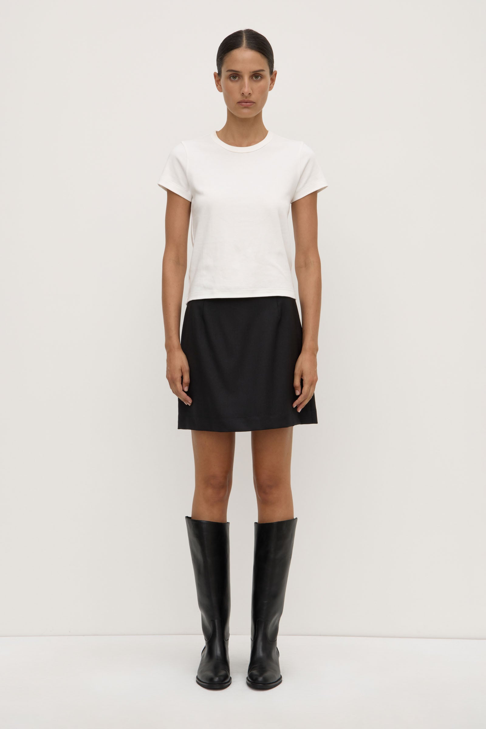 Maeve Black Skirt for Women | Elegant & Comfortable A-Line Skirt | Perfect for Office, Date Night & Casual Outings