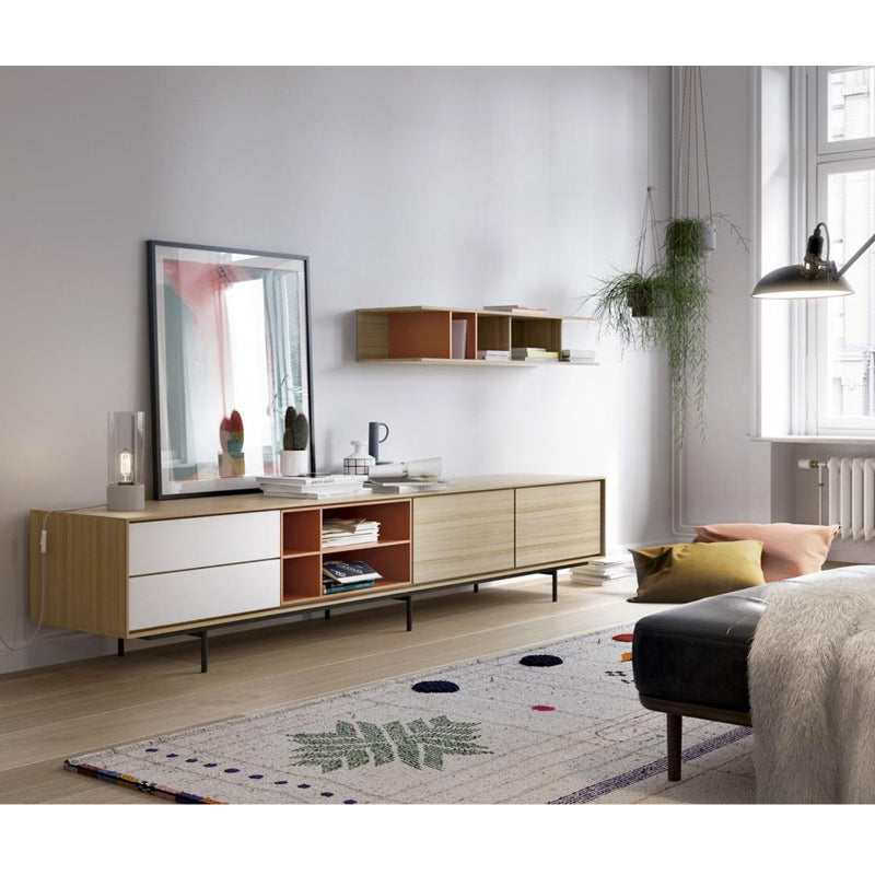 Aura A2 P43 Modern Sideboard Cabinet - Stylish Storage for Living Room, Dining Room & Entryway | Perfect for Organizing & Decorating Your Home